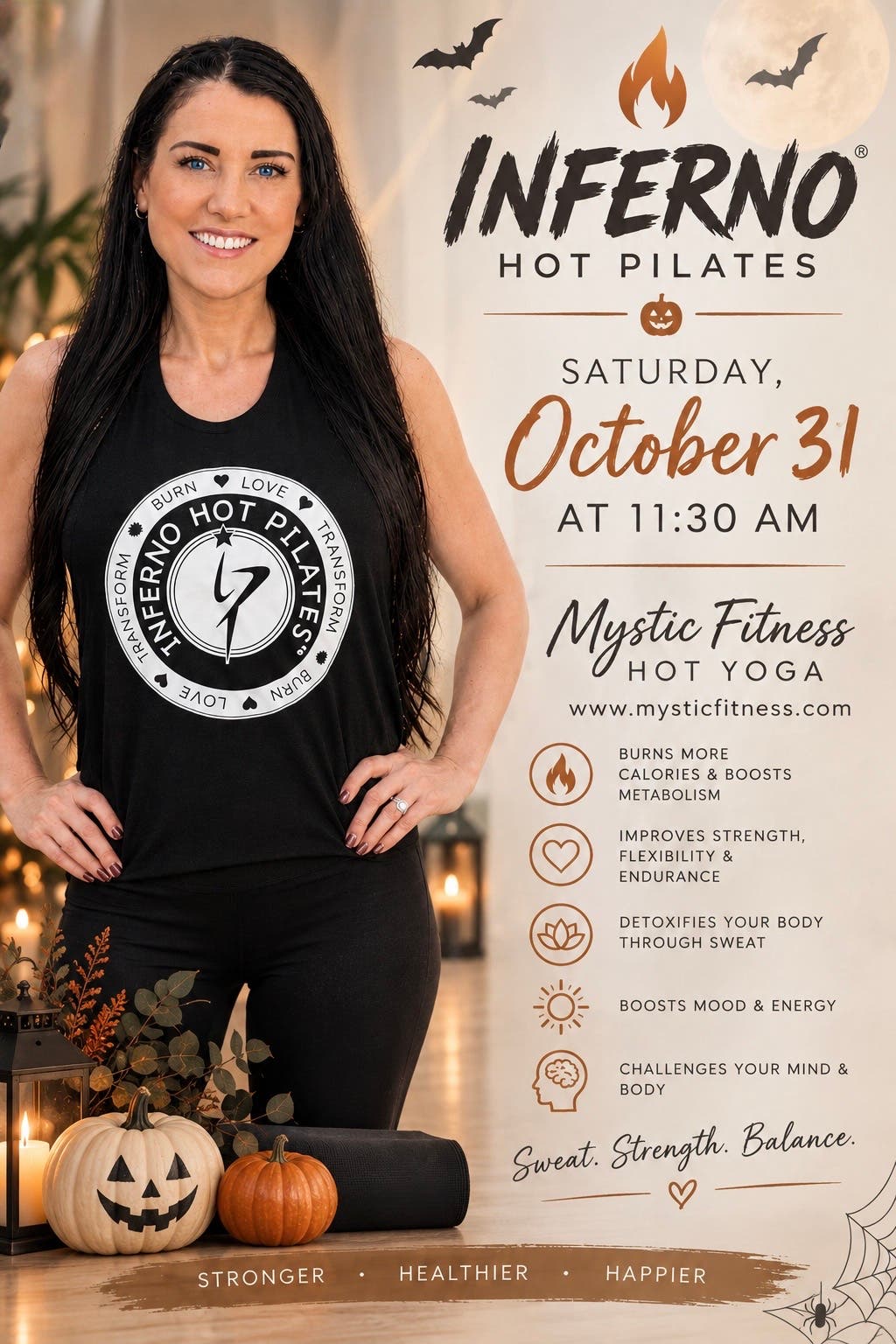 Inferno Hot Pilates Class