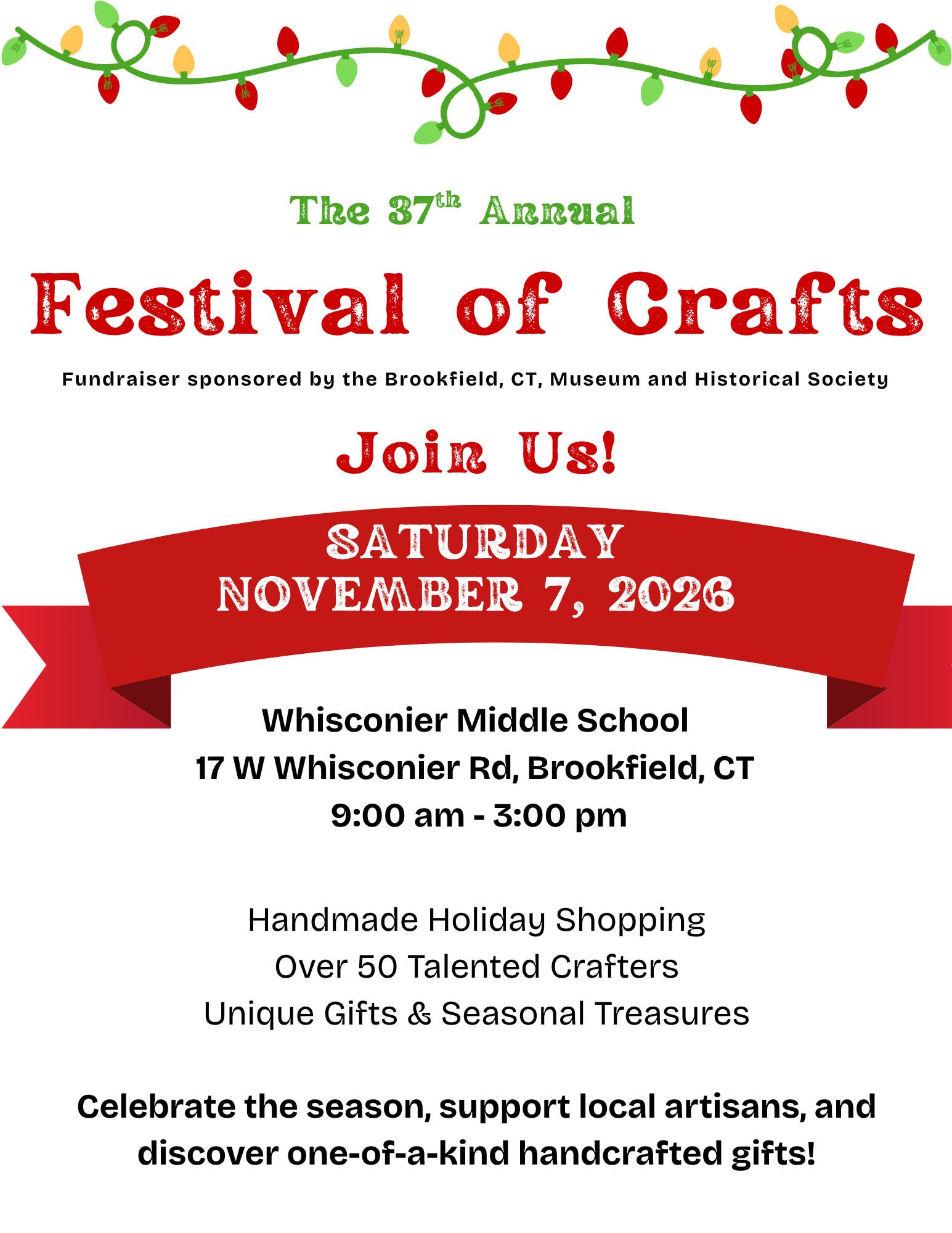 37th Annual Festival of Crafts – Brookfield, CT