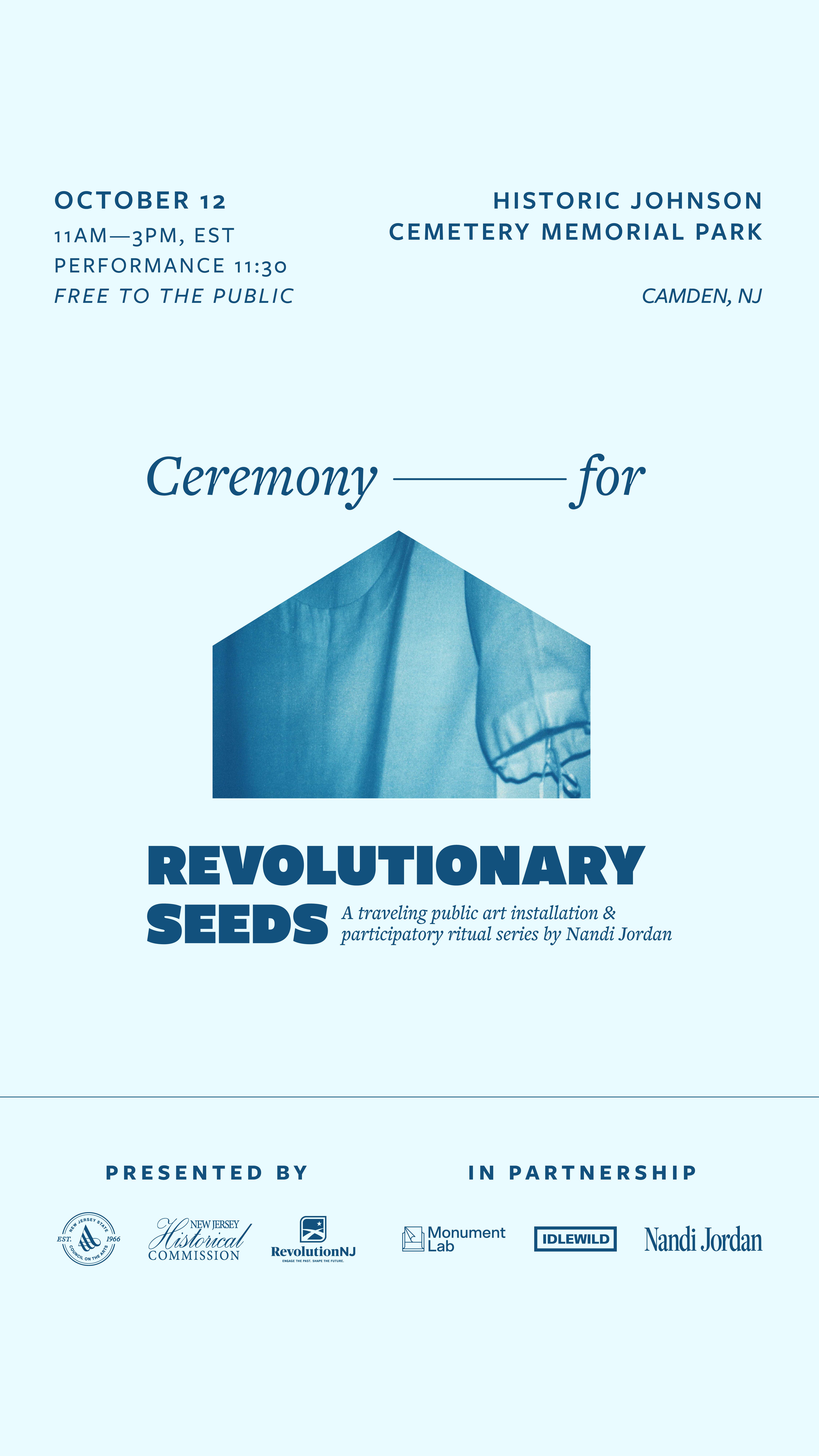 Ceremony for Revolutionary Seeds at the Historic Johnson Cemetery Memorial Park
