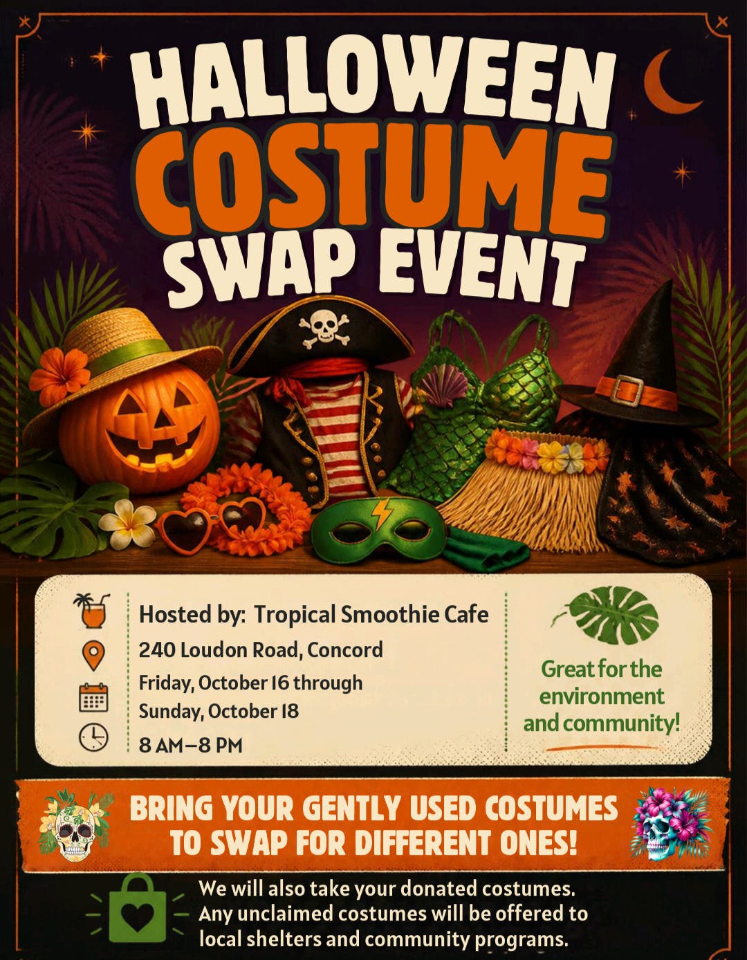 Halloween Costume Swap Event