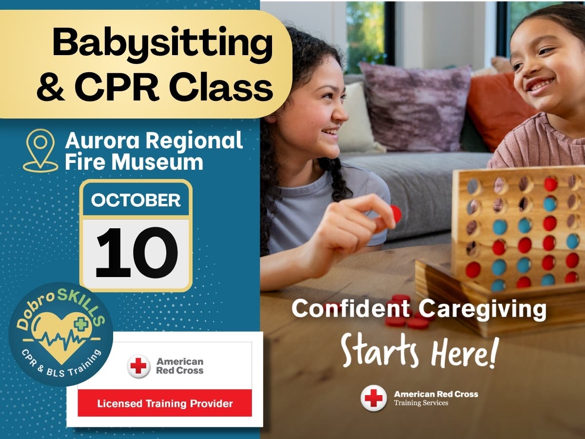 American Red Cross Babysitter & CPR Certification Class in Aurora (Ages 11–16)
