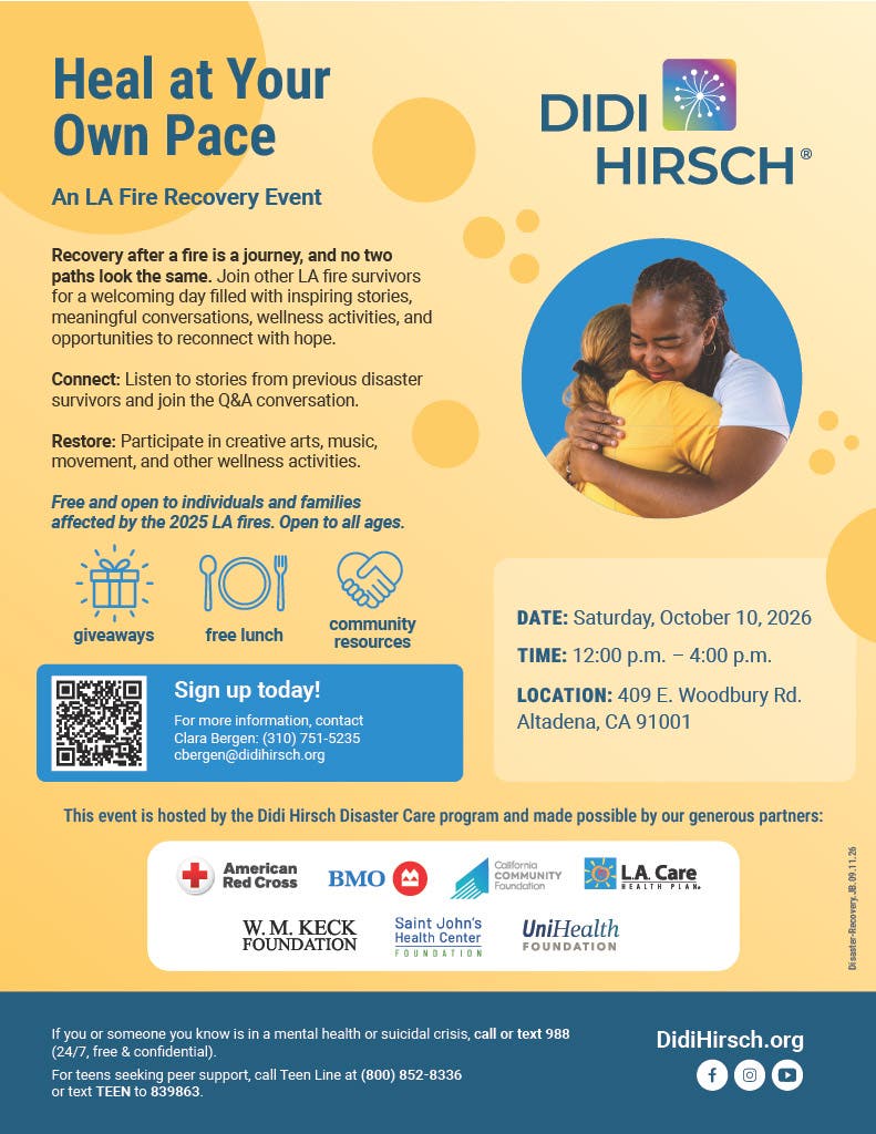 Heal At Your Own Pace: An LA Fire Recovery Event