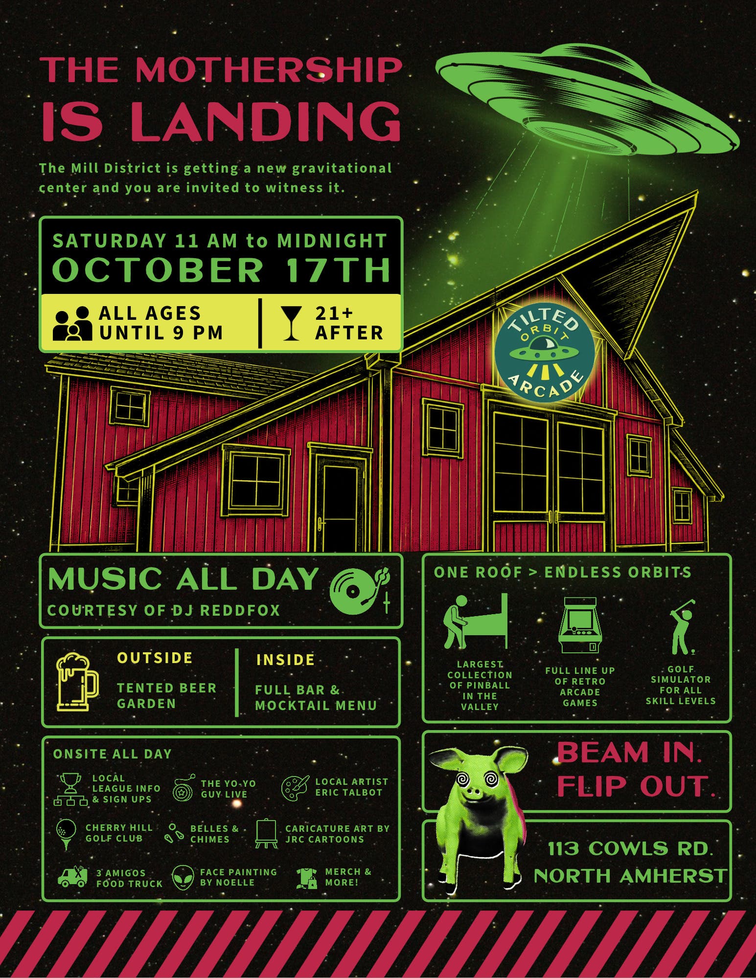 The Mothership Is Landing: Tilted Orbit Launch Party