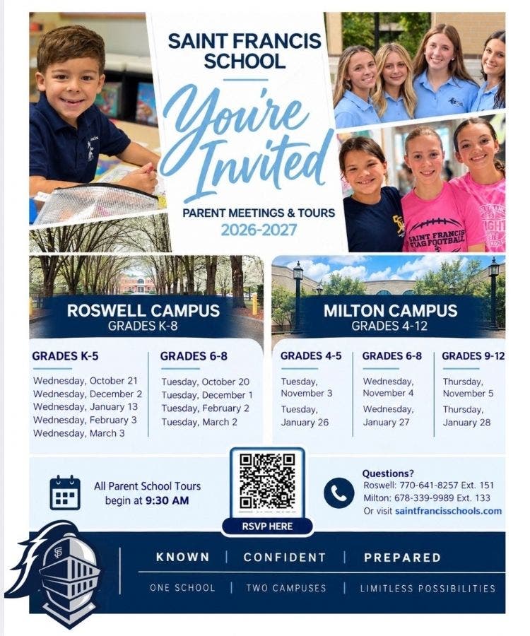 Saint Francis School Parent Meetings & Tours
