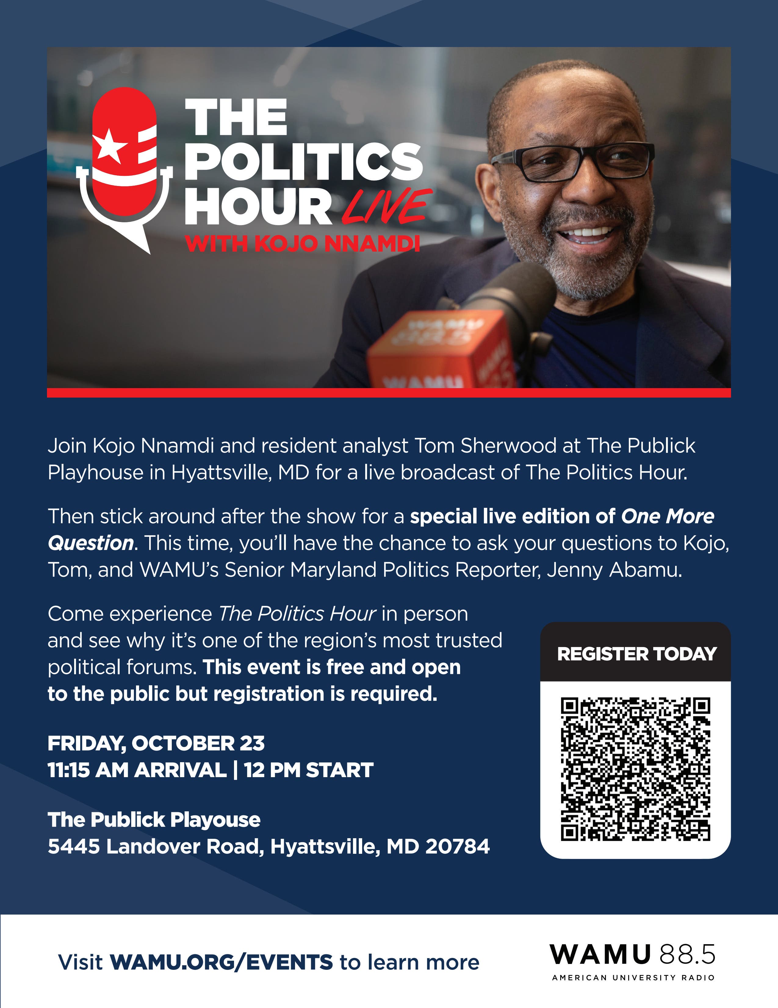 The Politic's Hour Live with Kojo Nnamdi