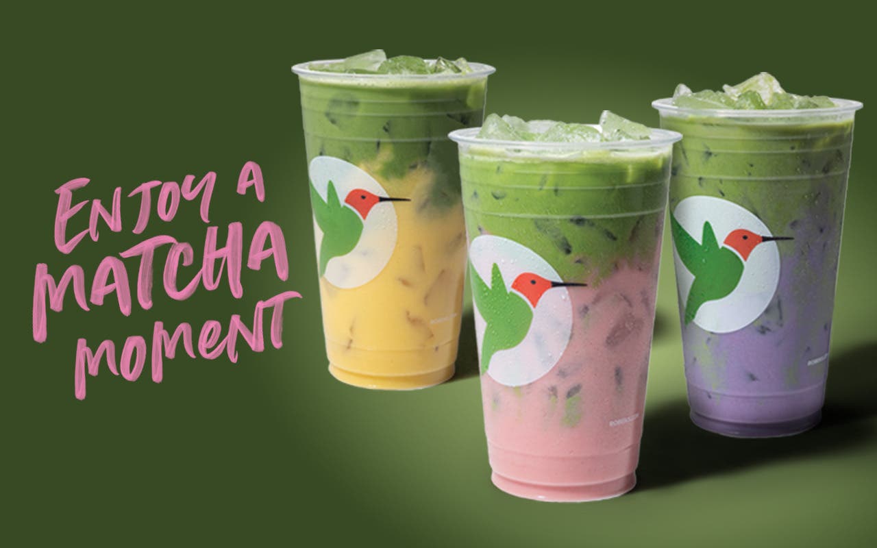 Iced Matcha Lattes