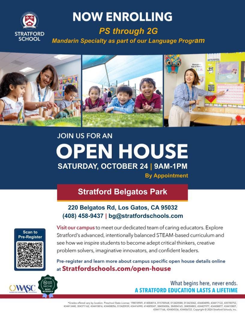 Stratford School Belgatos Park Open House