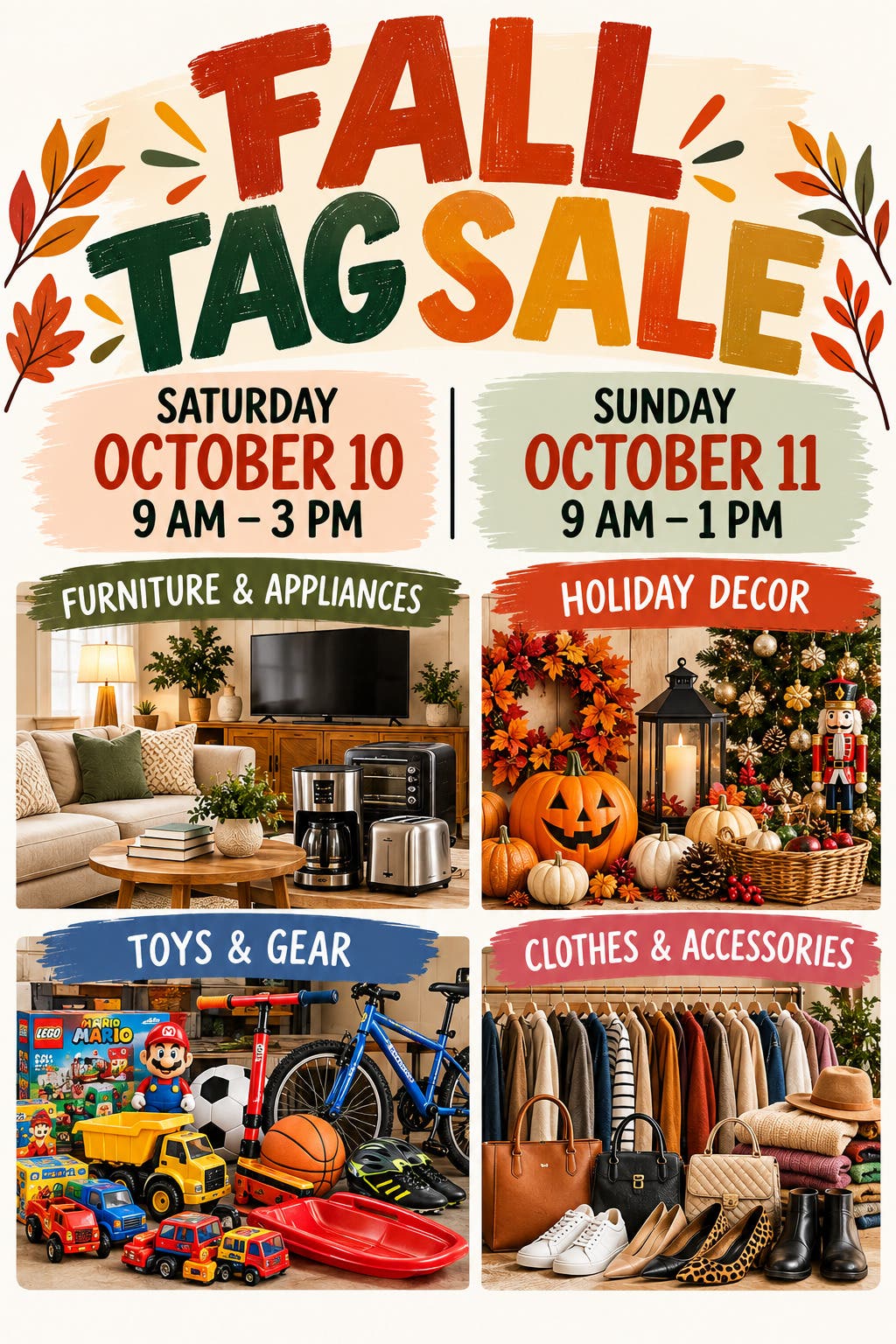 Fall Tag Sale