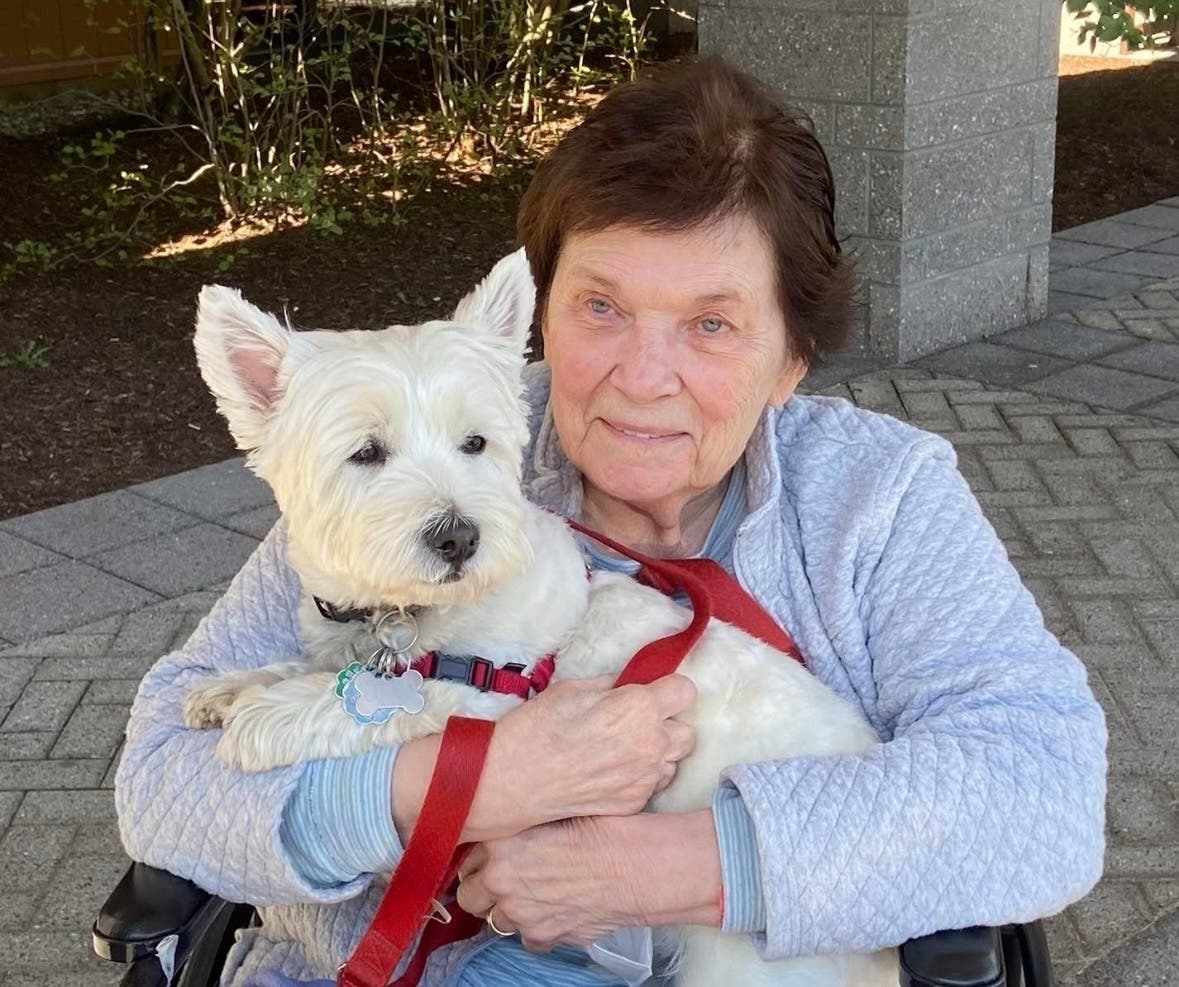 Mary and her beloved Lucca
