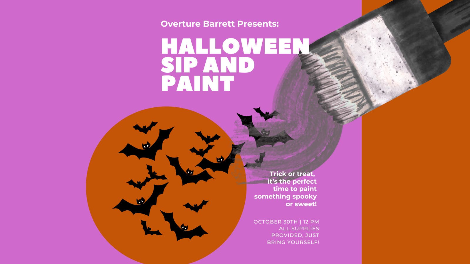 Overture Barrett’s Halloween Sip & Paint