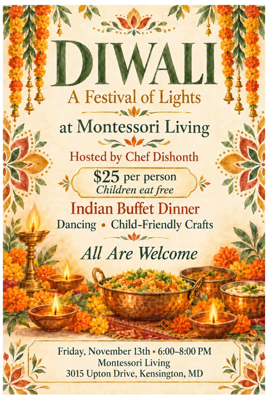 Diwali: A Festival of Lights at Montessori Living