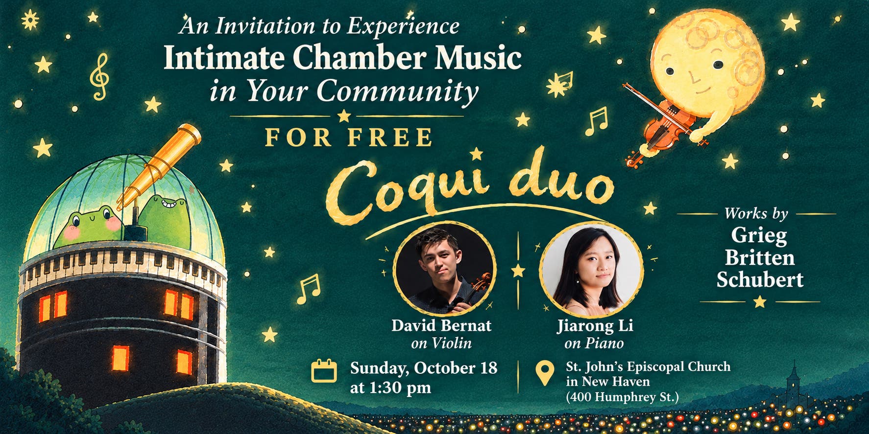 Coquí Duo: Free Chamber Music in New Haven
