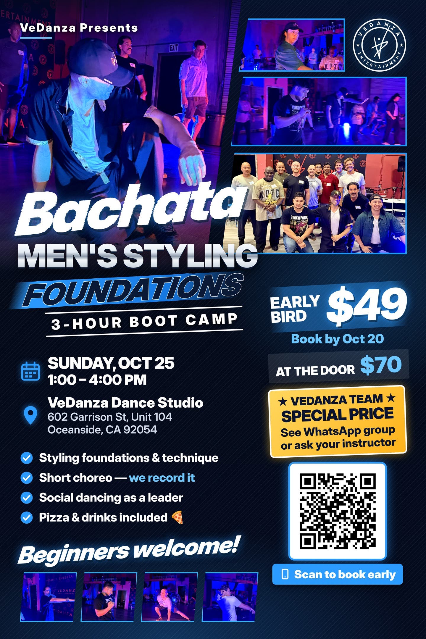 Bachata Men's Styling: Foundations Boot Camp 