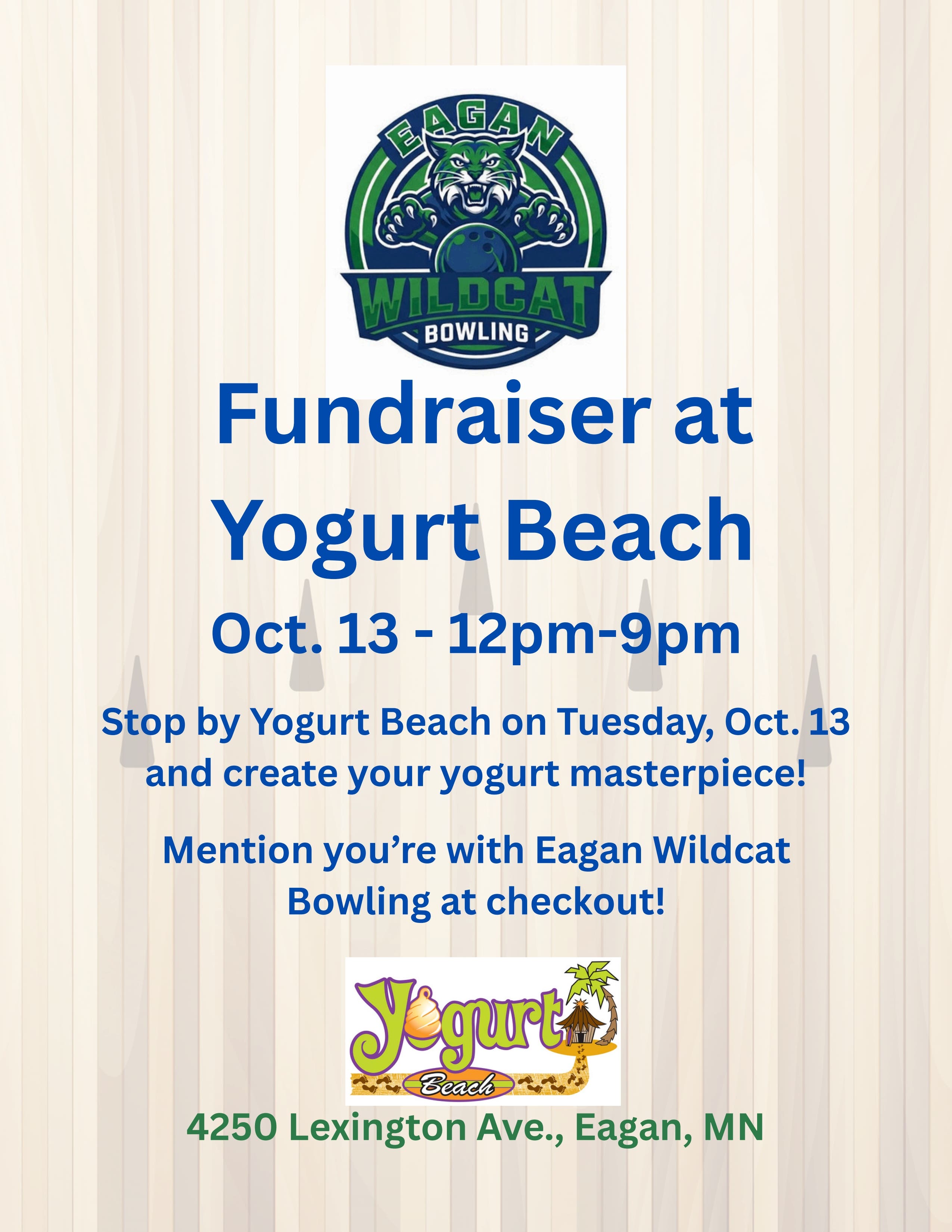 Eagan Wildcat Bowling Fundraiser