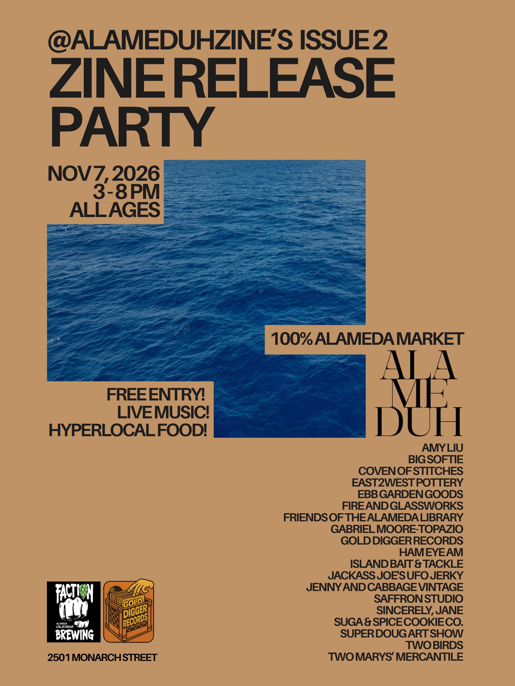 Alameduhzine's Issue 2 Zine Release Party