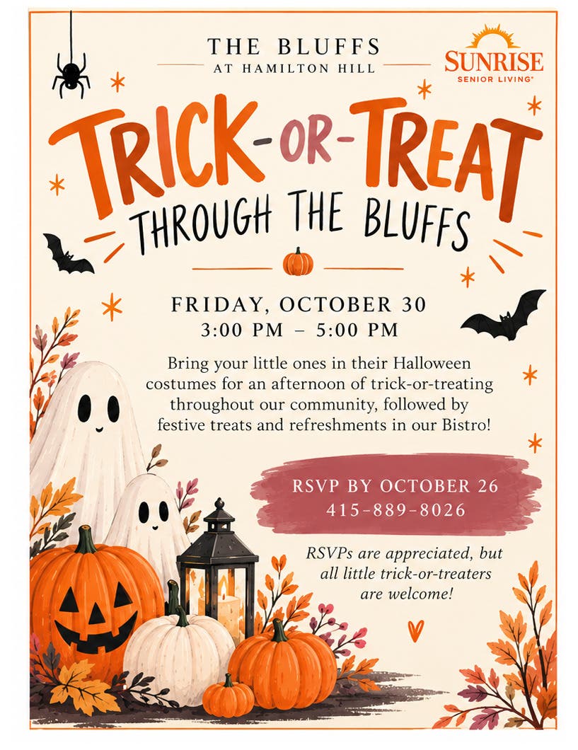 Trick-or-Treat Through The Bluffs