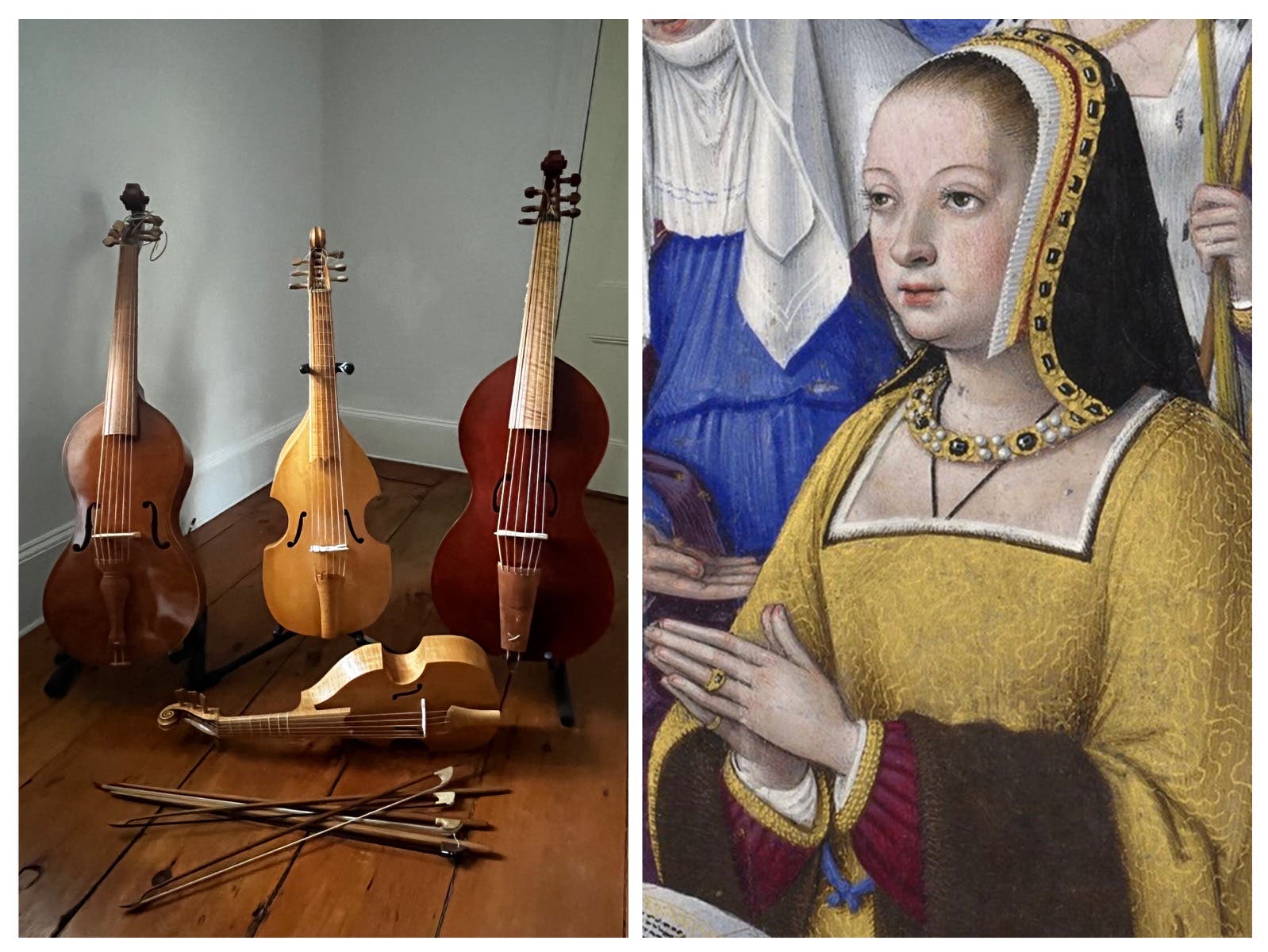 Renaissance Viol Music Circa 1500