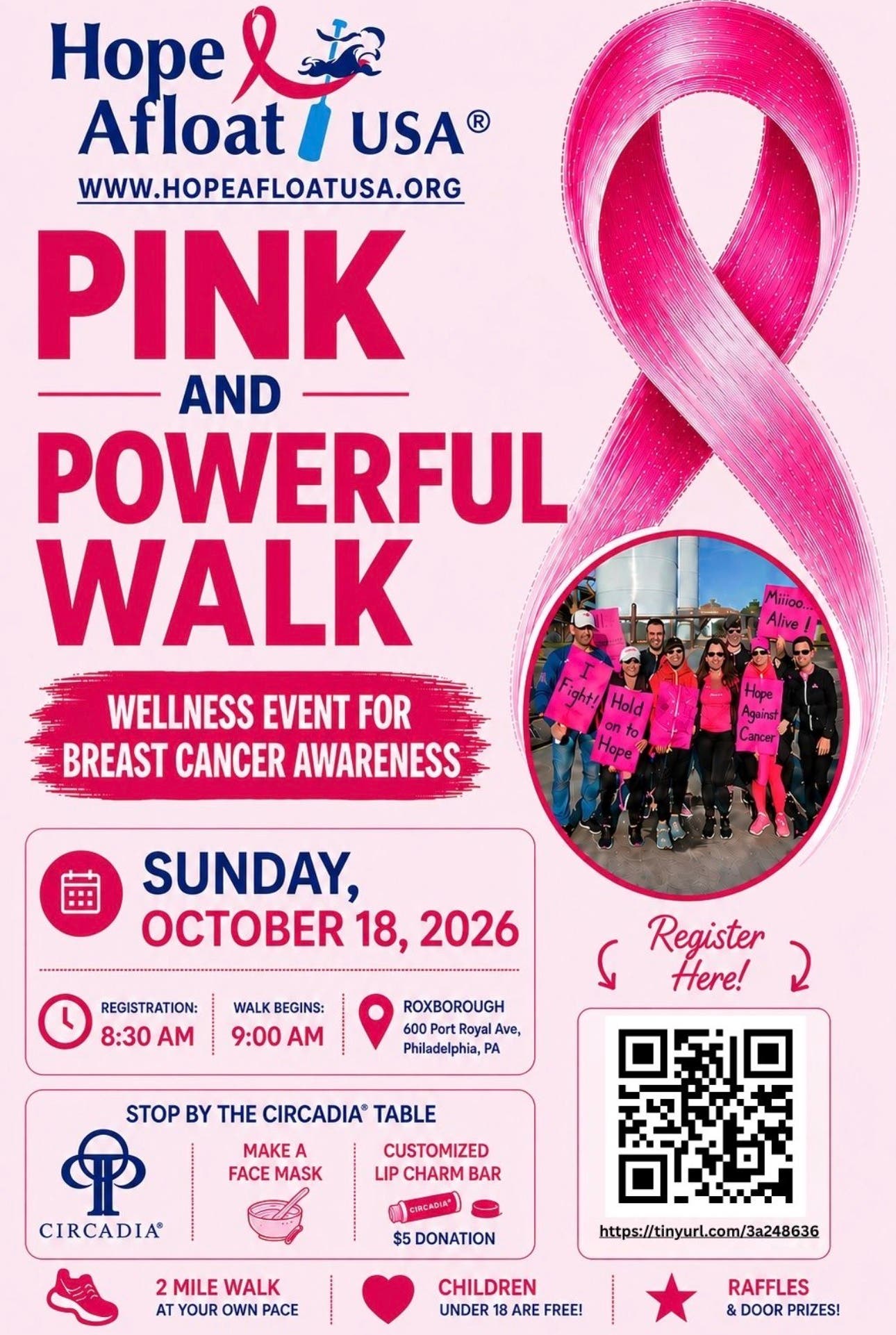 Pink And Powerful Walk