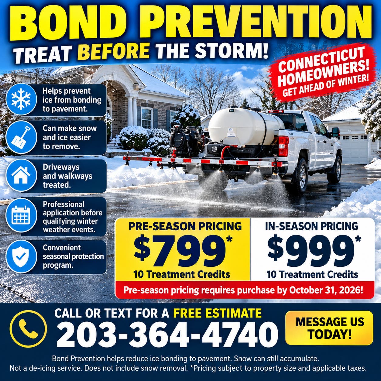 Prevent Ice and Packed Snow