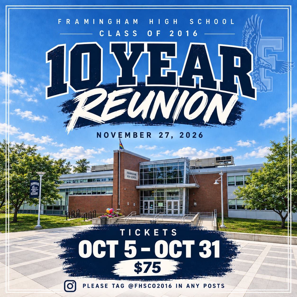 Framingham HS Class of 2016: 10-Year Reunion