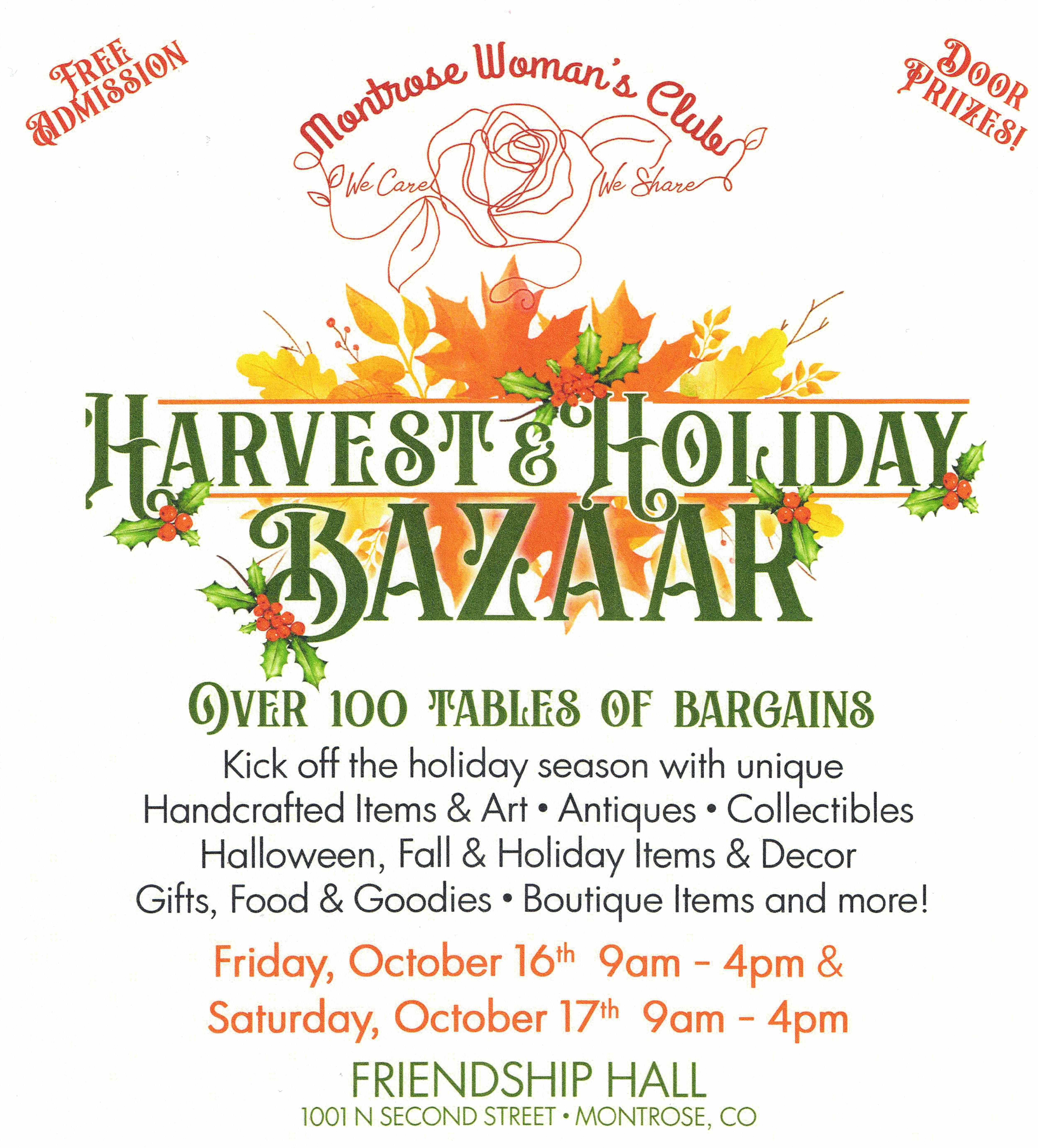Harvest & Holiday Bazaar