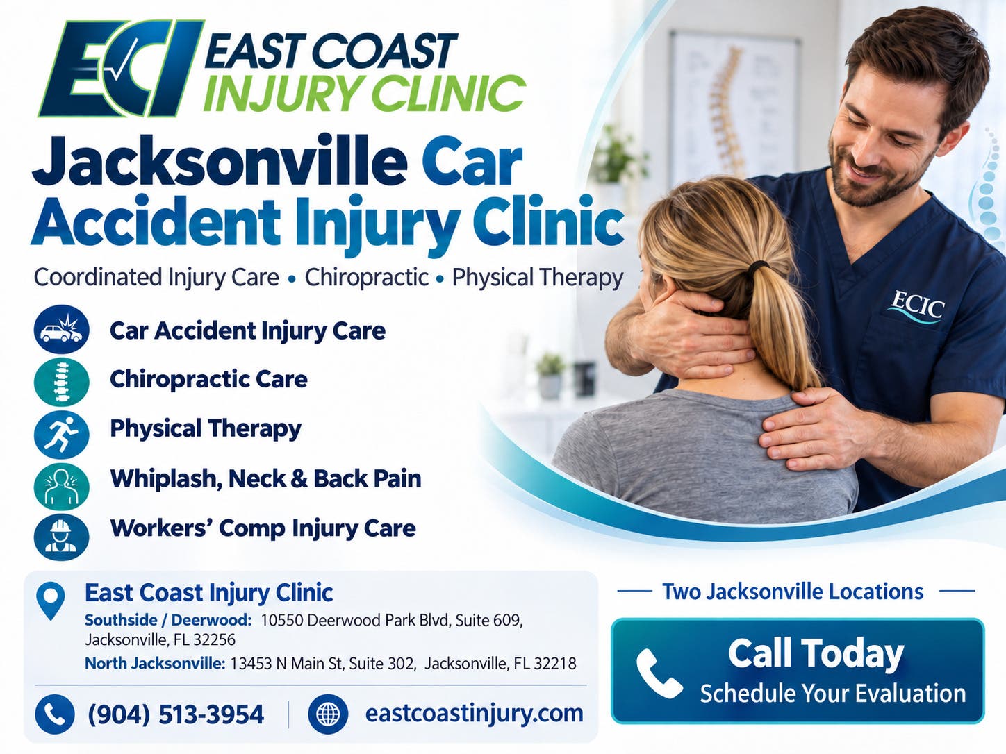 Car Accident Injury Care & Chiropractic Services in Jacksonville, FL