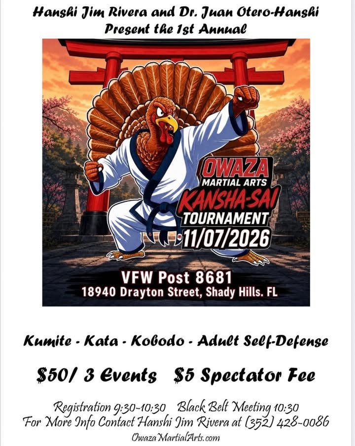 1st Annual Owaza Martial Arts Kansha-Sai Tournament