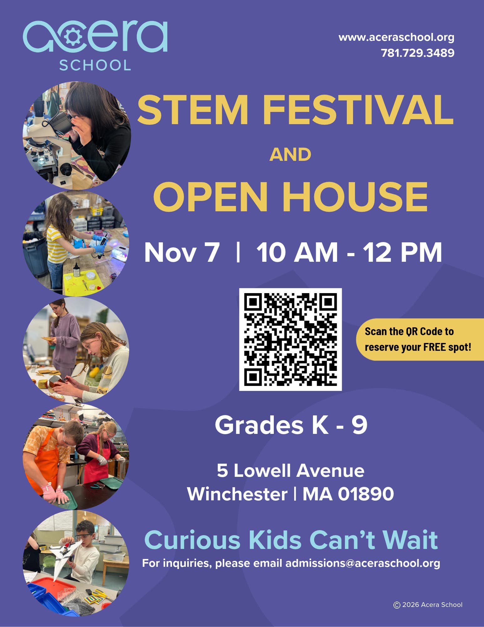 Acera School STEM Festival and Open House