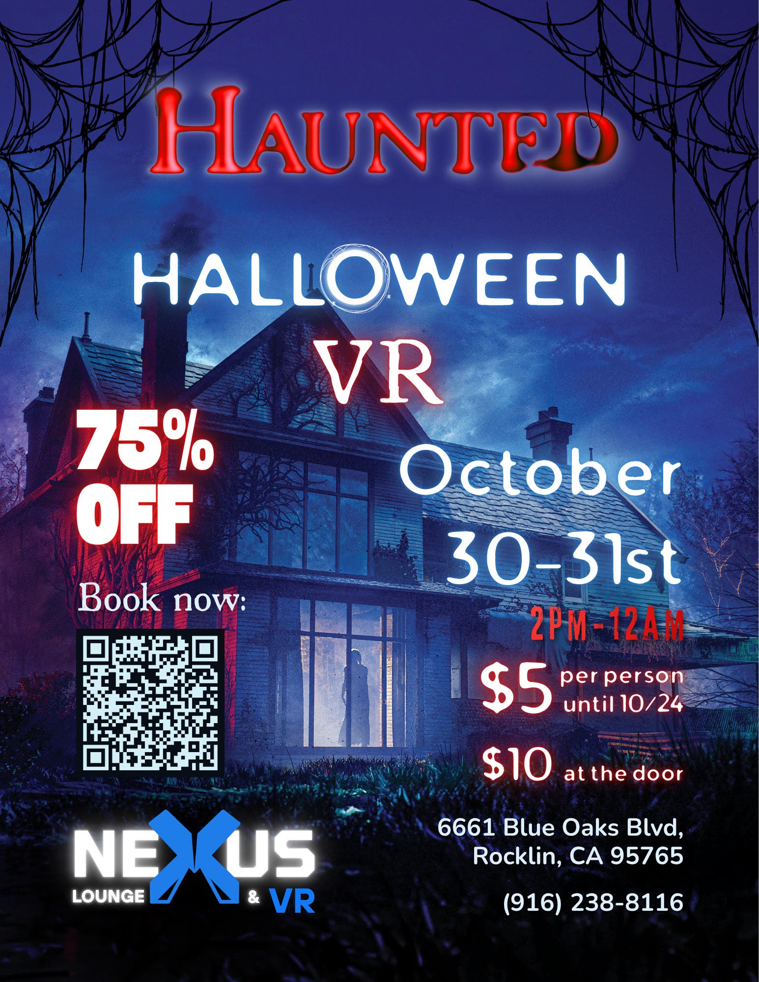 π» Haunted Halloween at Nexus Lounge & VR π