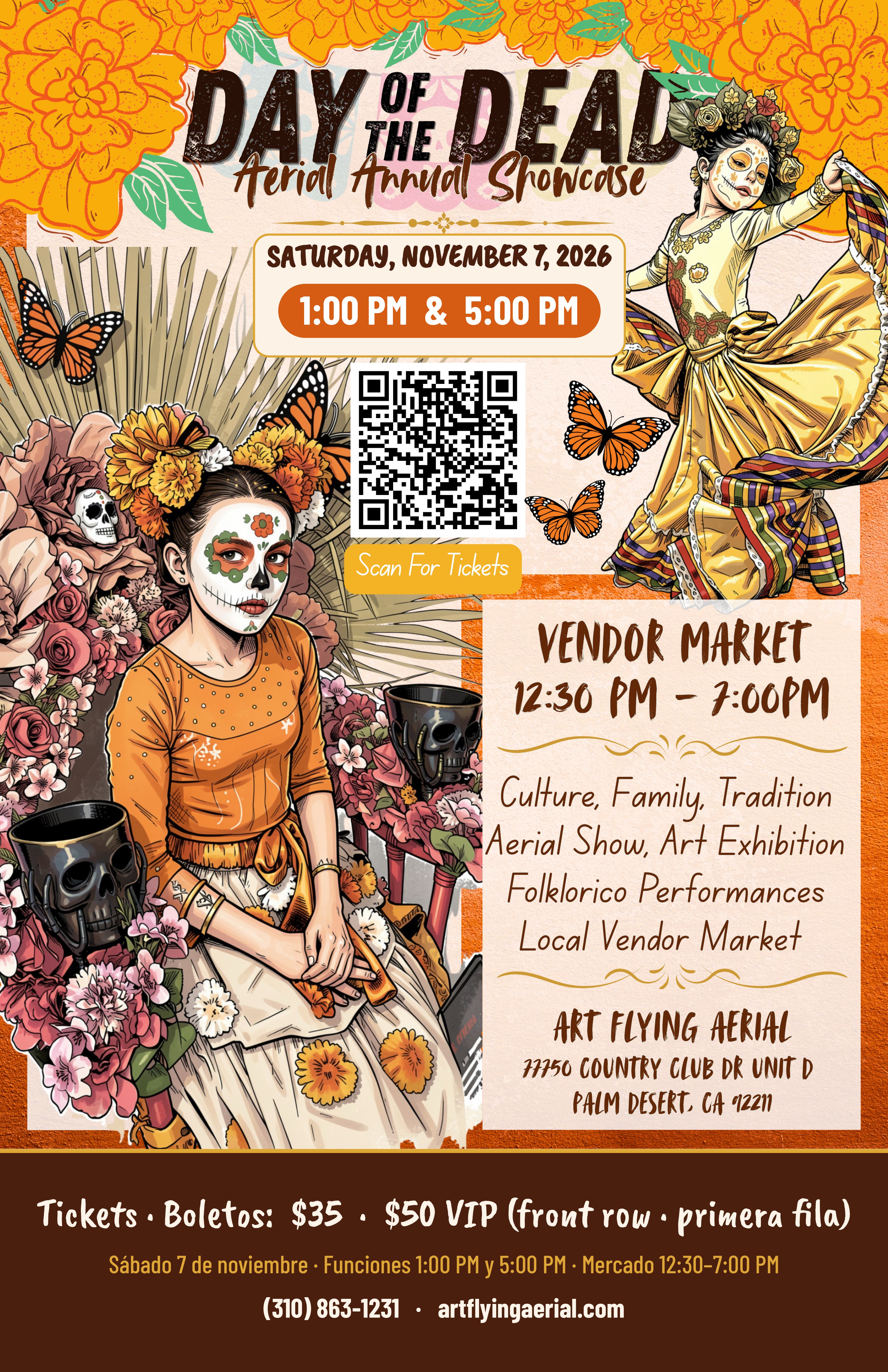 Día de los Muertos Aerial Showcase – Art Flying Aerial