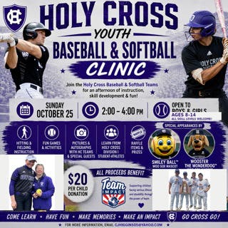 Holy Cross Youth Baseball & Softball Clinic