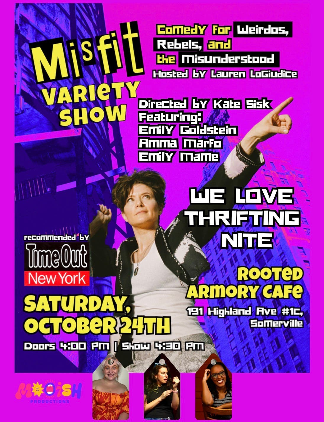 Misfit Variety Show: Comedy for Weirdos, Rebels, and the Misunderstood