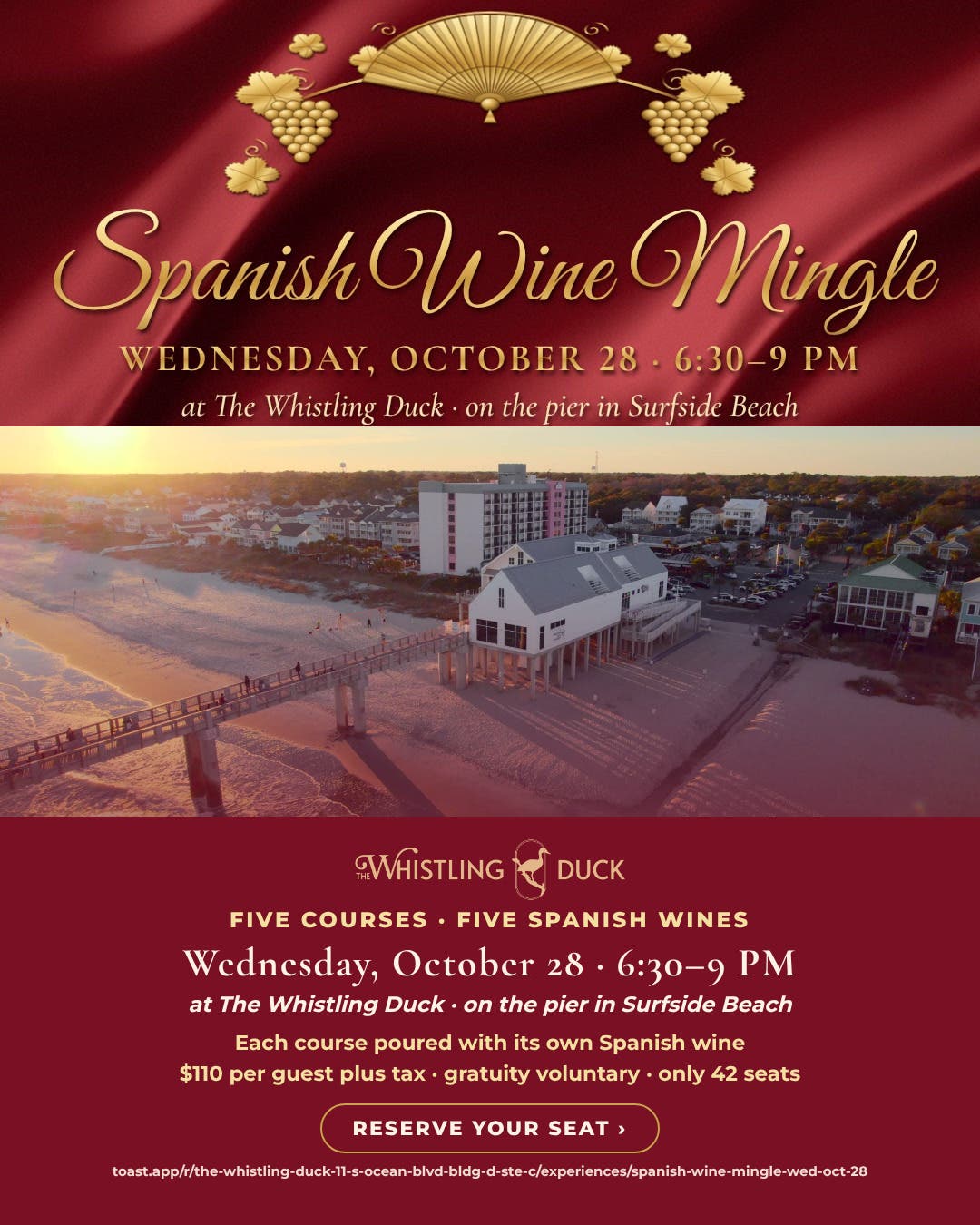 Spanish Wine Mingle at The Whistling Duck,