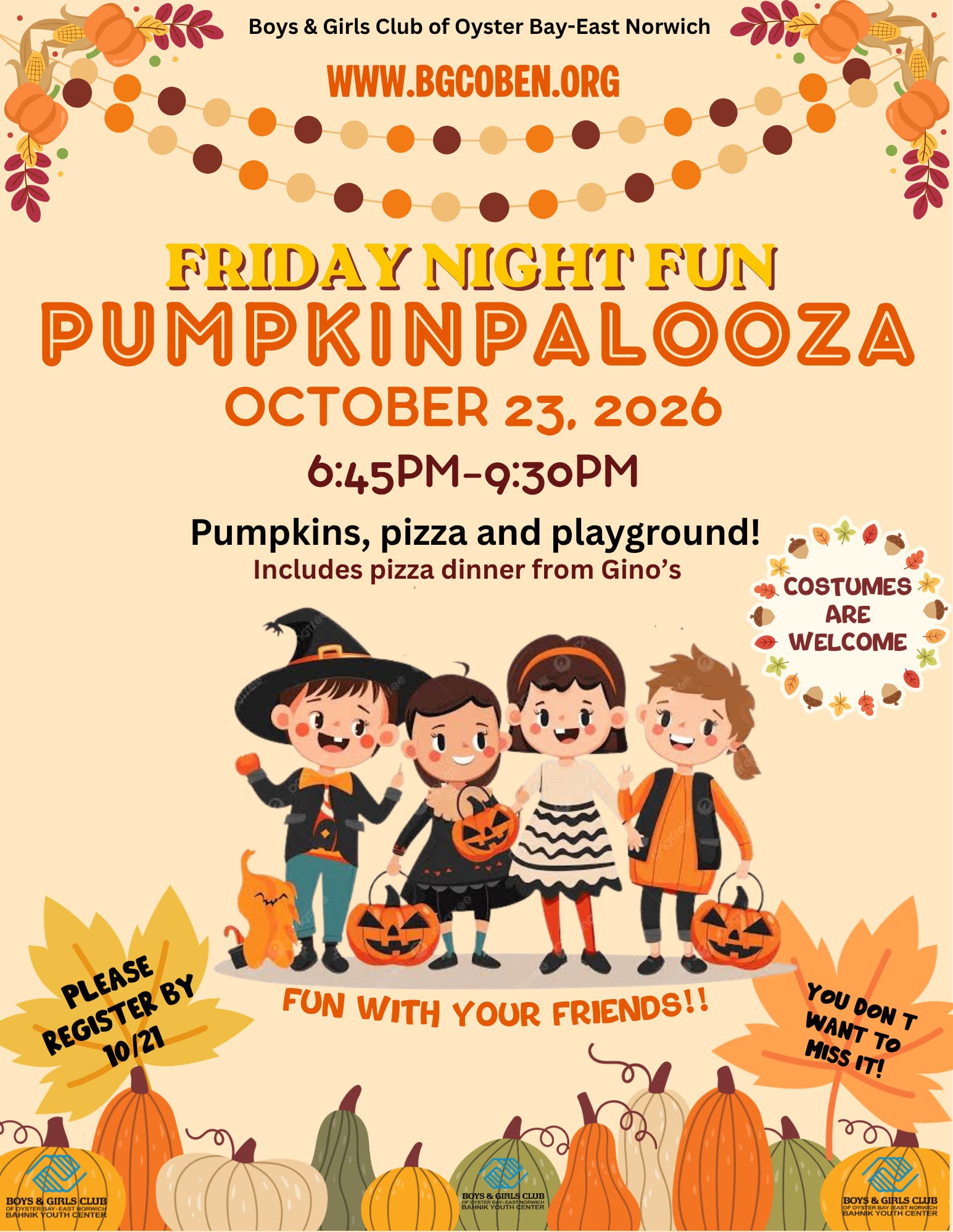 Friday Night Fun Pumpkinpalooza