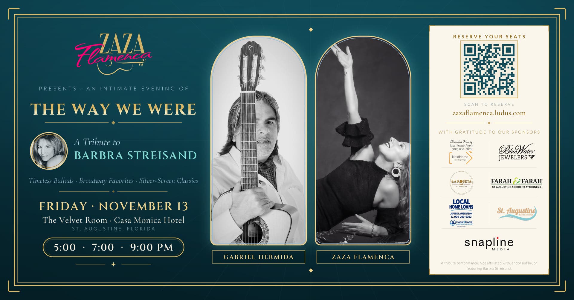 ”The Way We Were” Barbra Streisand tribute by ZaZa quartet