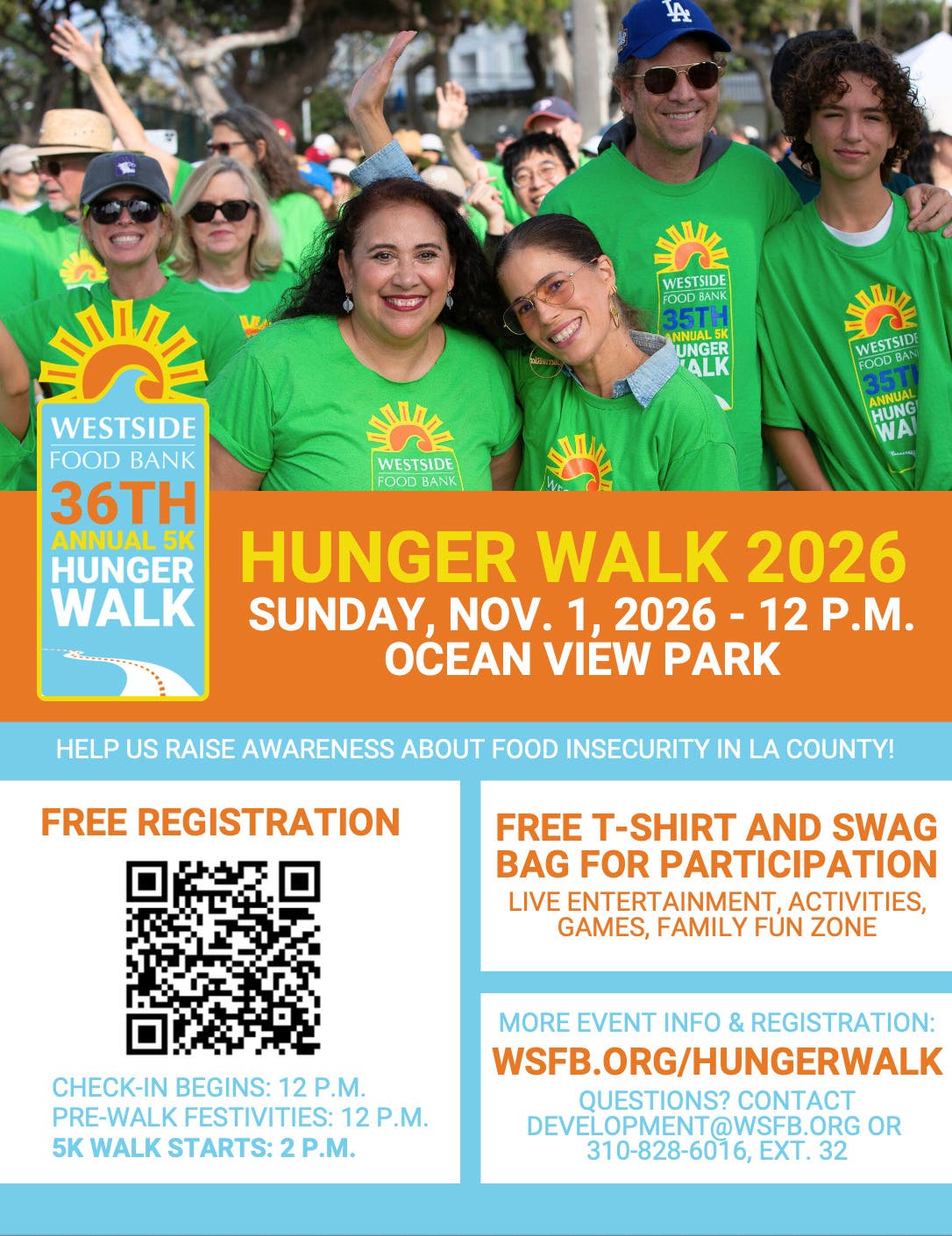 Westside Food Bank 36th Annual 5K Hunger Walk