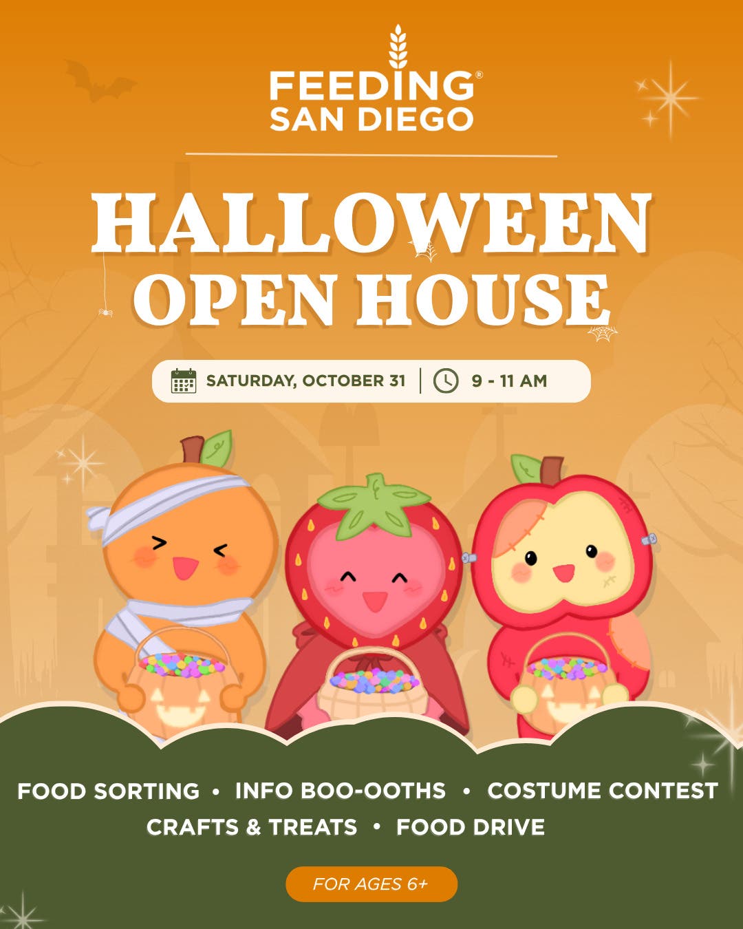 Feeding San Diego Halloween Open House