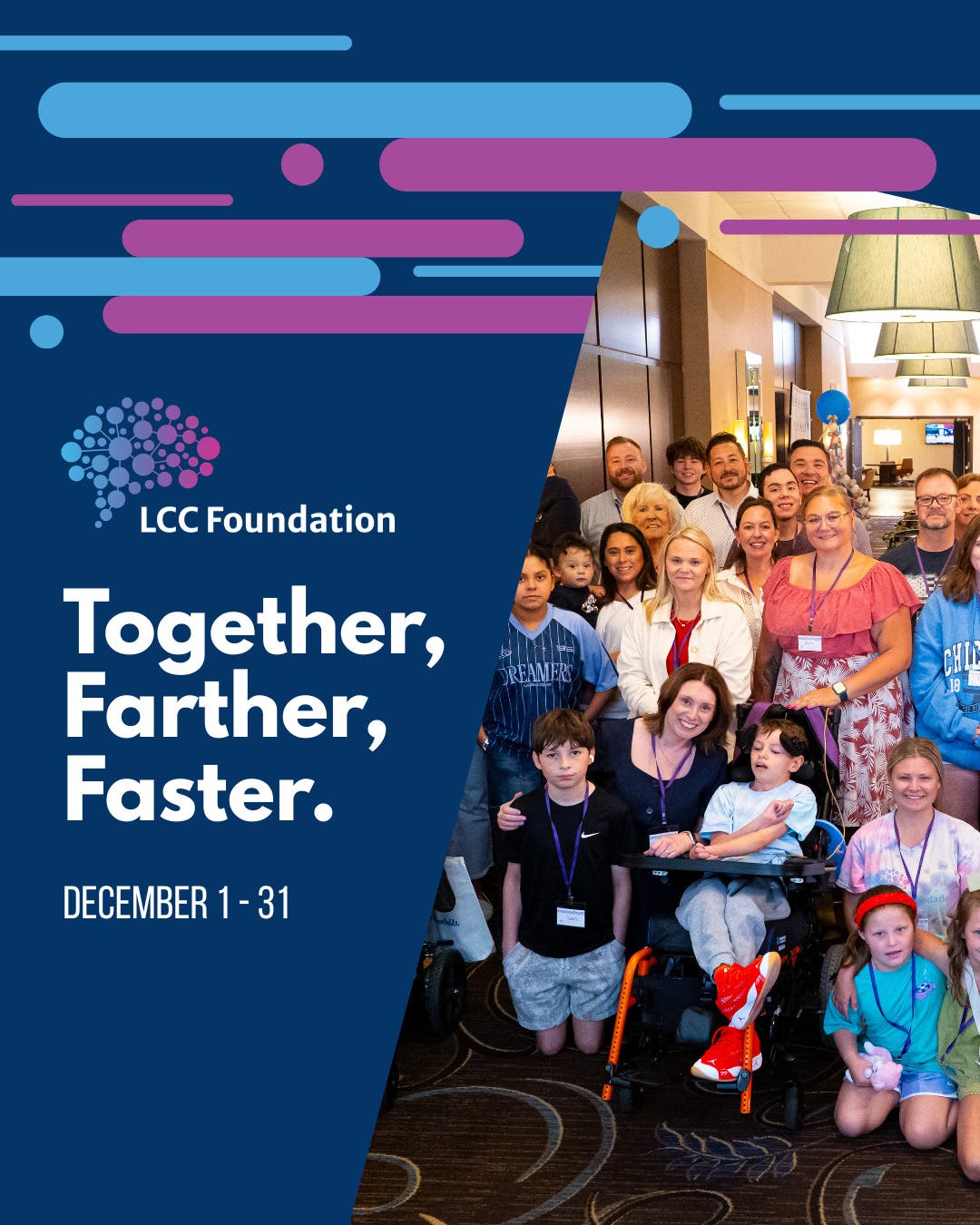 Together. Farther. Faster. Year-End Giving with the LCC Foundation