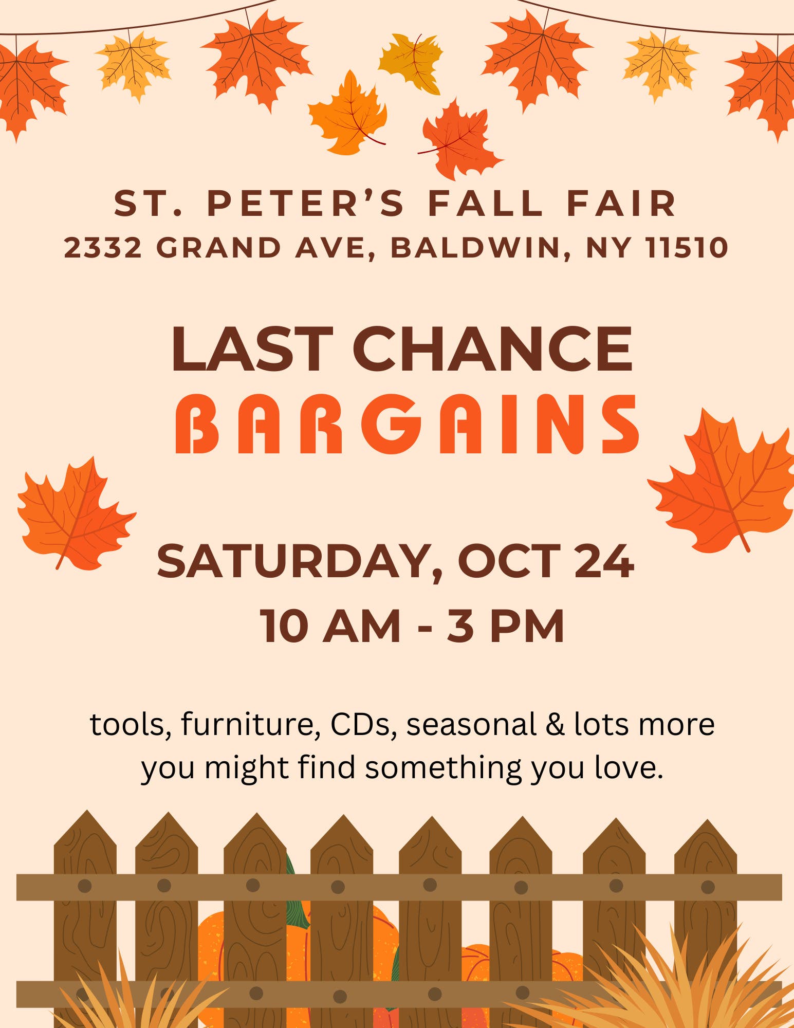 Last Chance Bargains