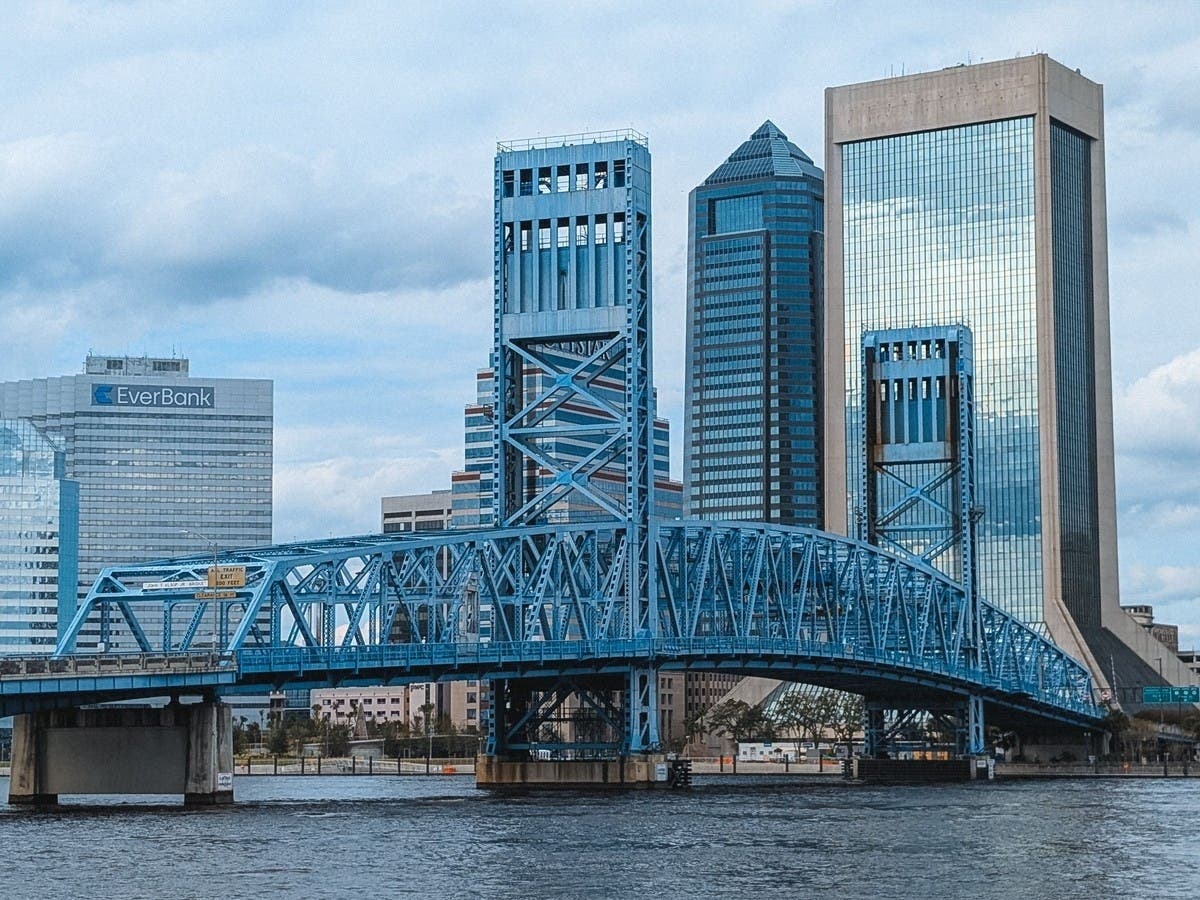 The Main Street Bridge and downtown Jacksonville along the St. Johns River. Florida's income limit for nursing home and long-term care Medicaid is tied to the SSI rate, set for 2027.