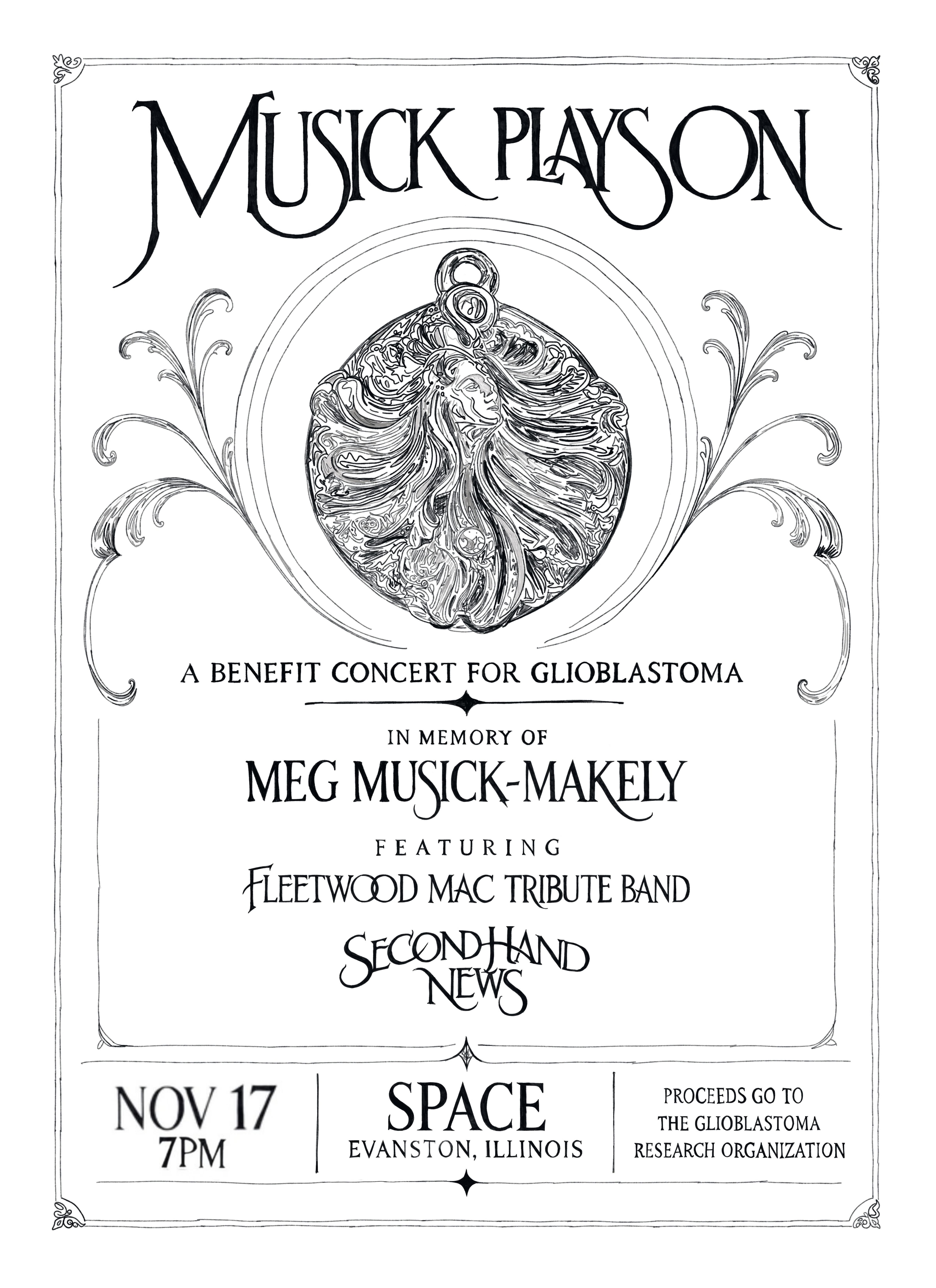 The Musick Plays On: A Benefit Concert for Glioblastoma with "Second Hand News"