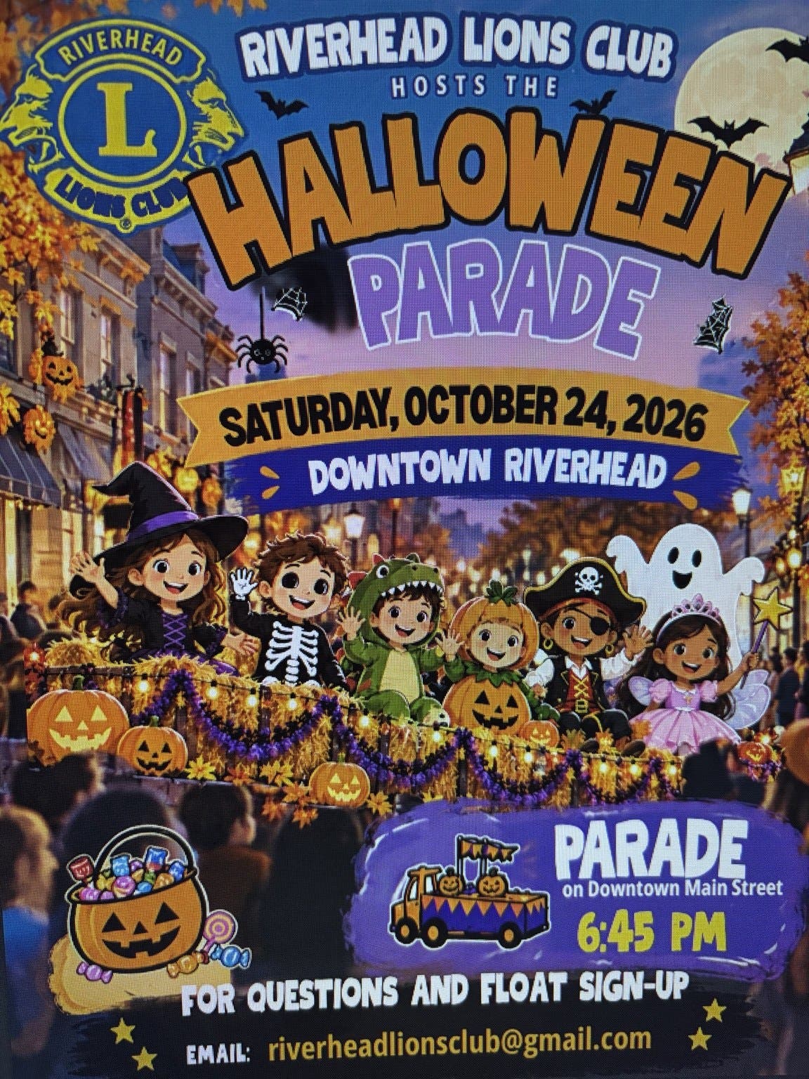 Riverhead Halloween Parade October 24th 