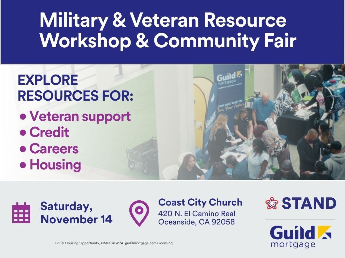 FREE Oceanside Homebuyer Workshop + Military & Veteran Resource Fair