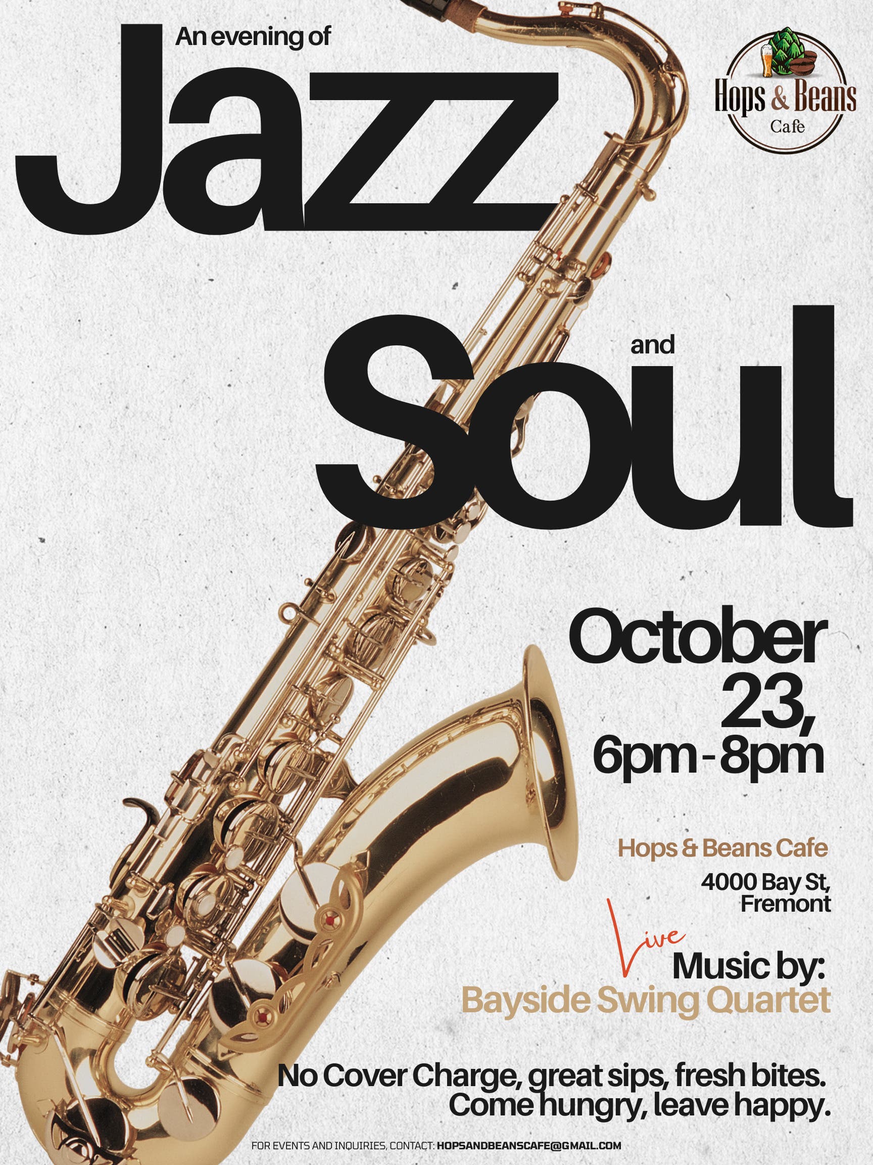 Jazz Evening at Hops & Beans Cafe