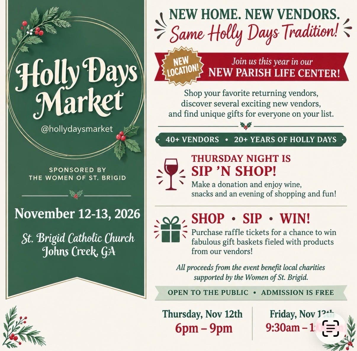 Holly Days Holiday Market 