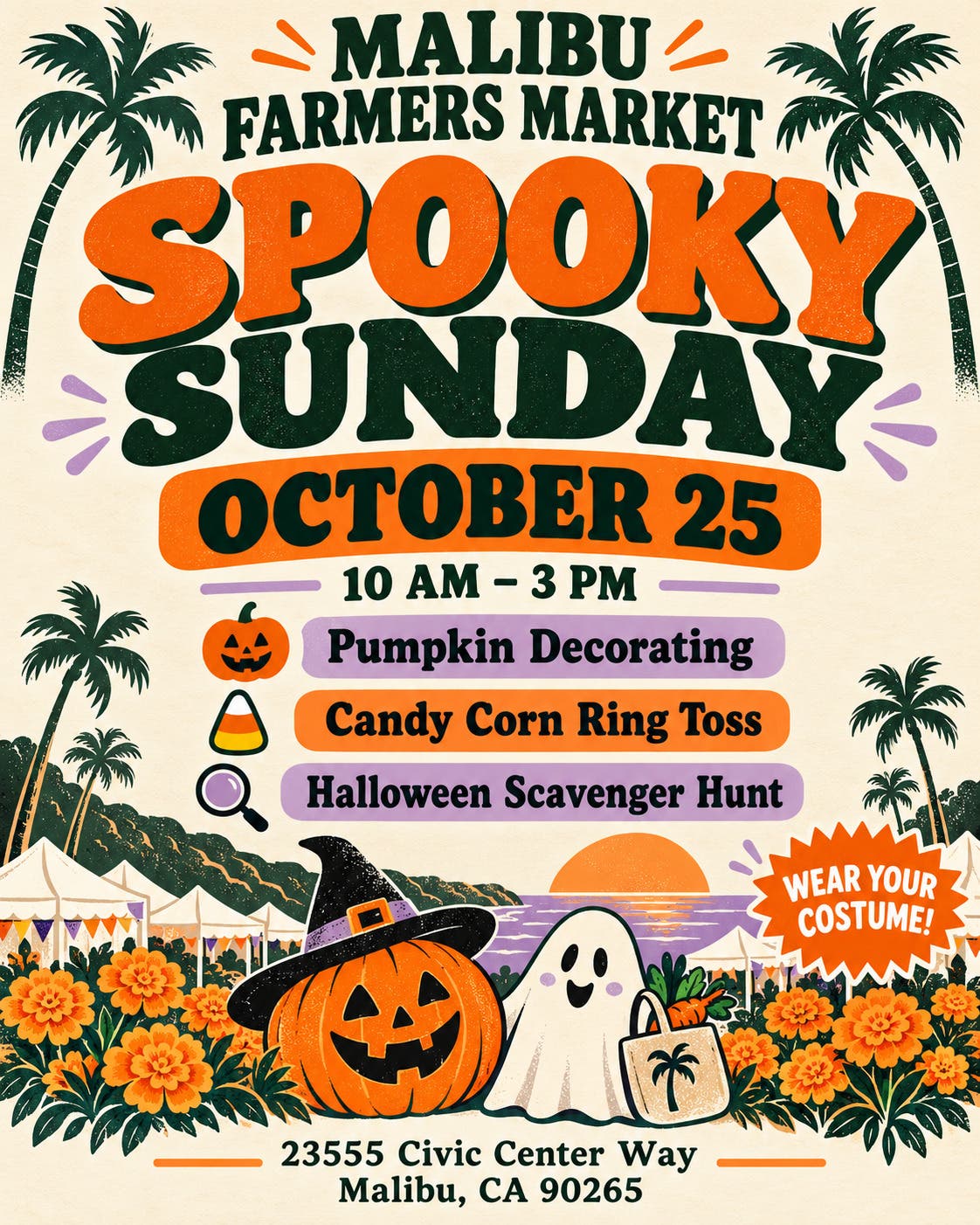 Halloween at Malibu Farmers Market — Spooky Sunday!