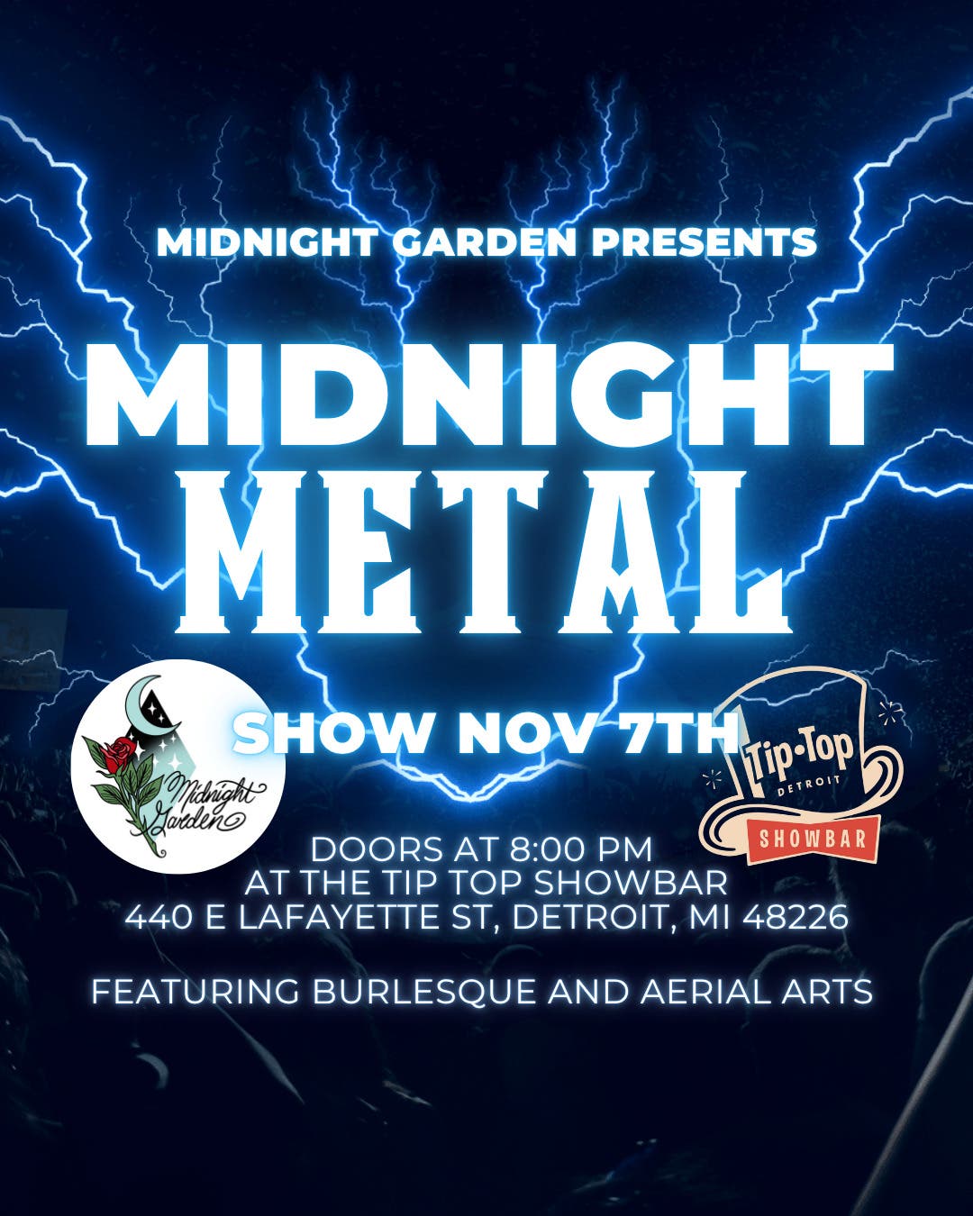 Midnight Metal - A Burlesque & Aerial Show
