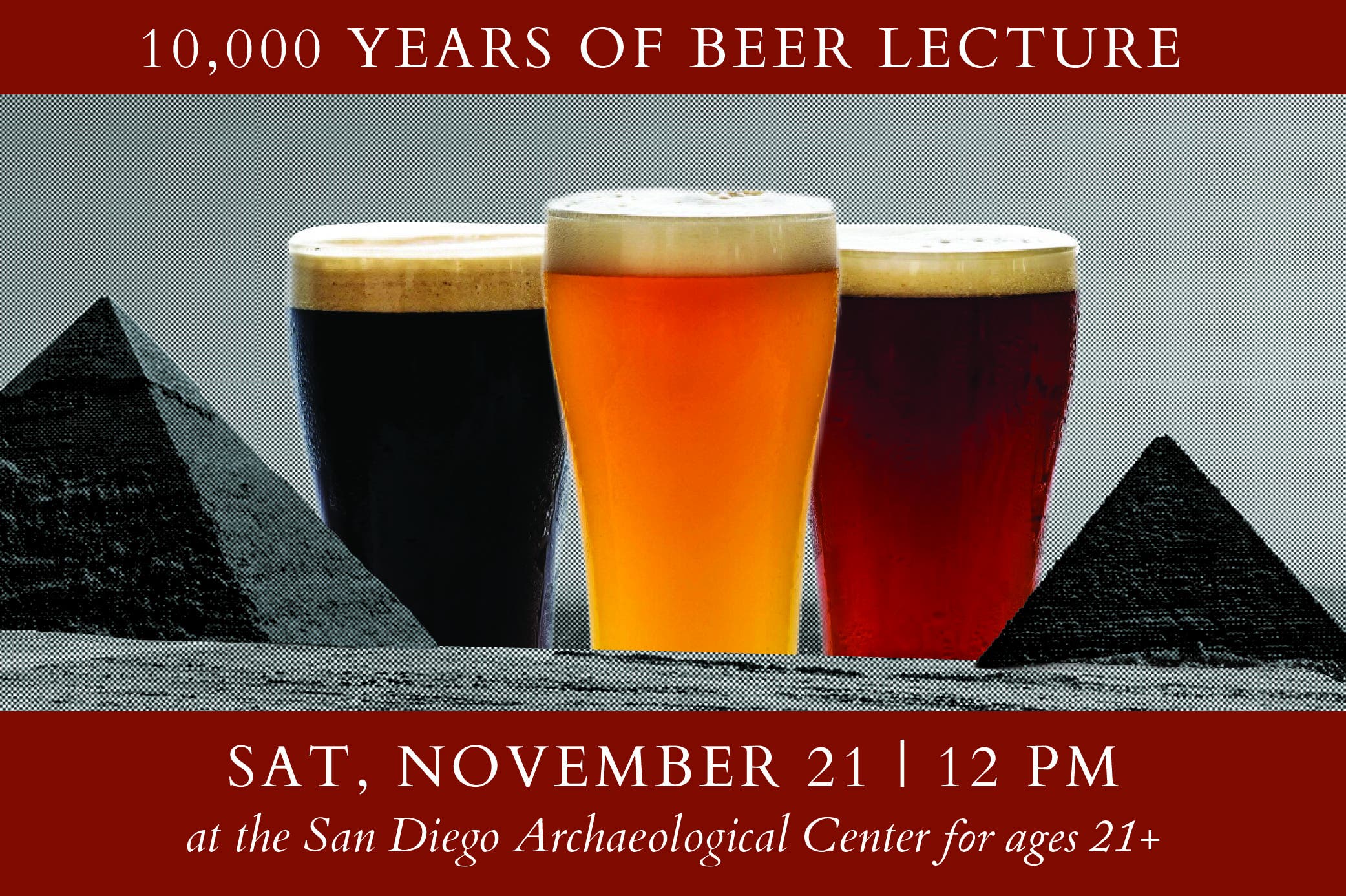 Members Only Lecture: 10,000 Years of Beer