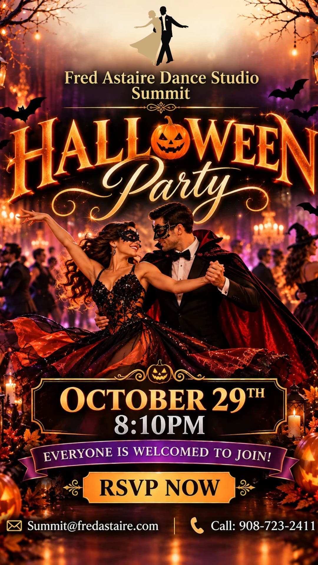 Fred Astaire Dance Studio Halloween Party