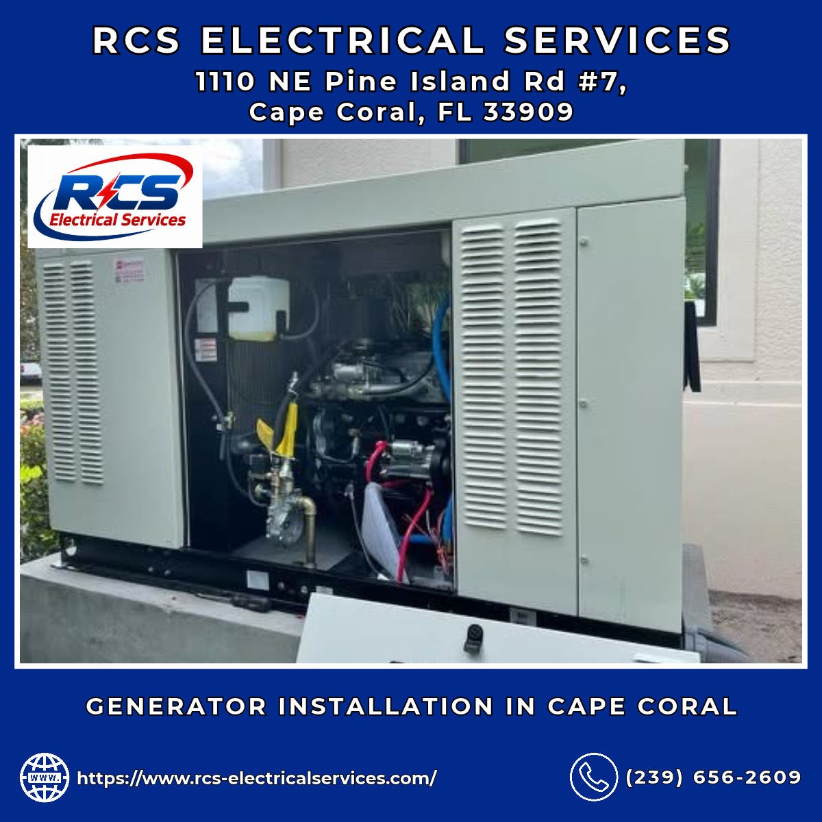 Generator Installation in Cape Coral - RCS Electrical Services